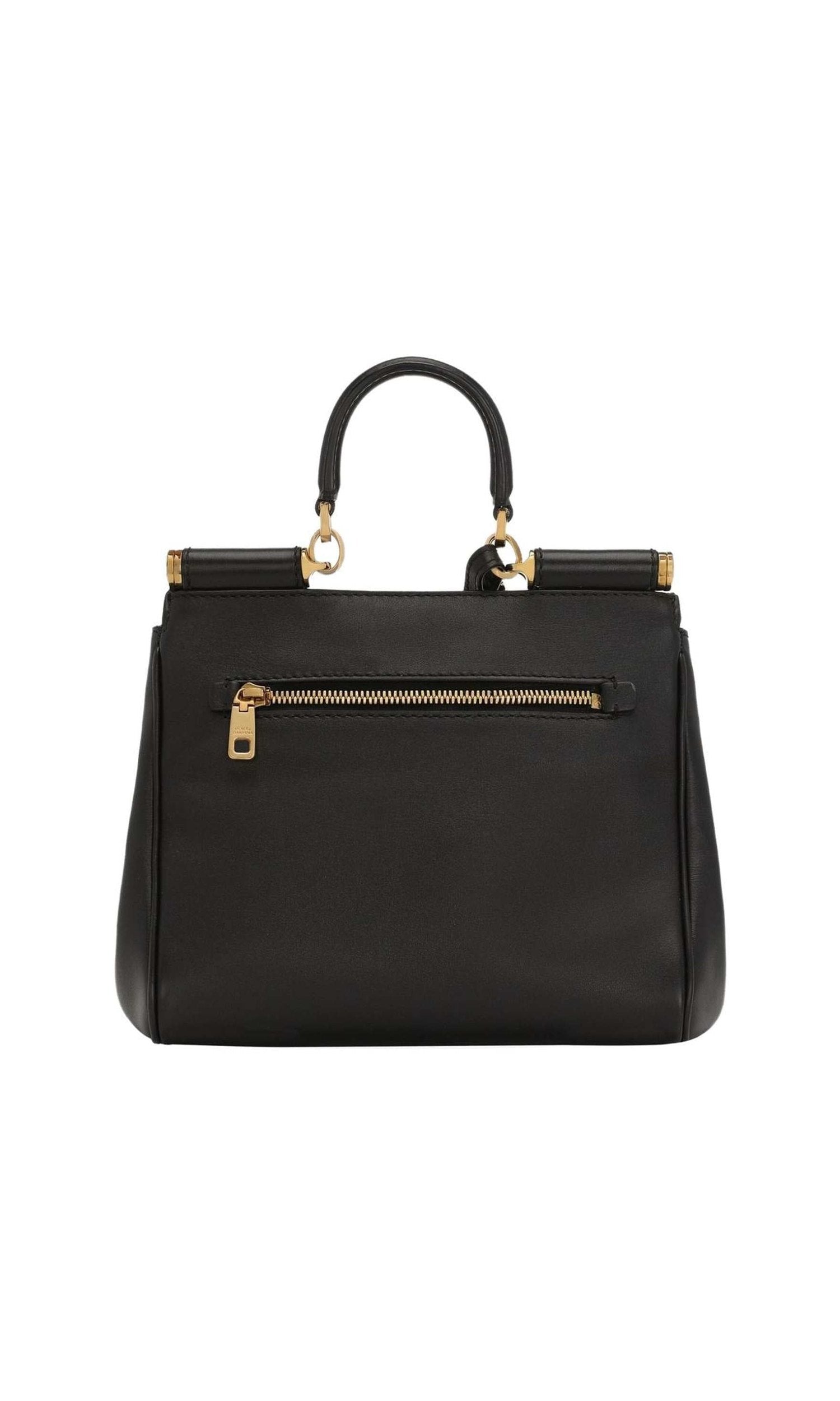 Dolce & Gabbana Leather Sicily Soft Handbag Glam Steals