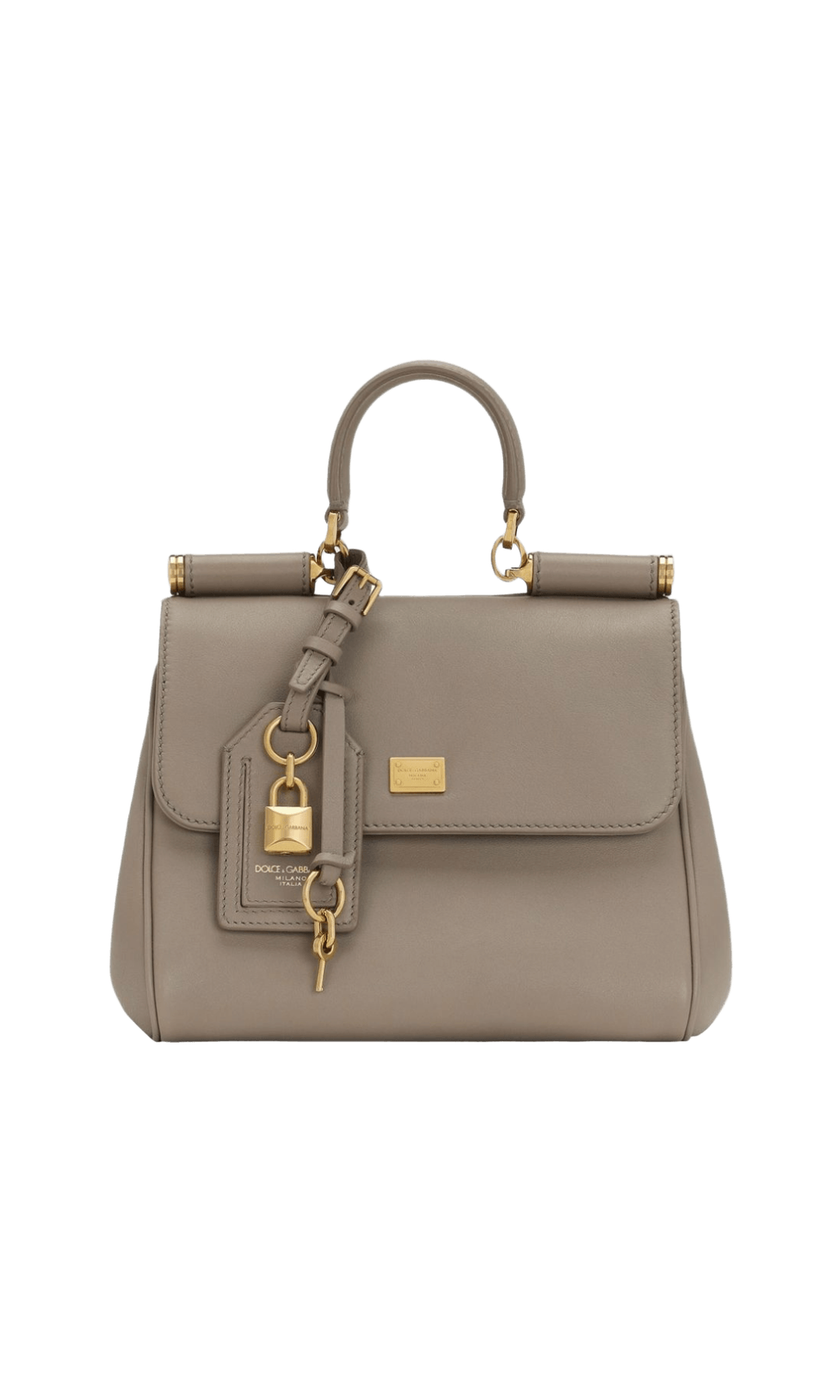 Dolce & Gabbana Leather Sicily Soft Handbag Glam Steals