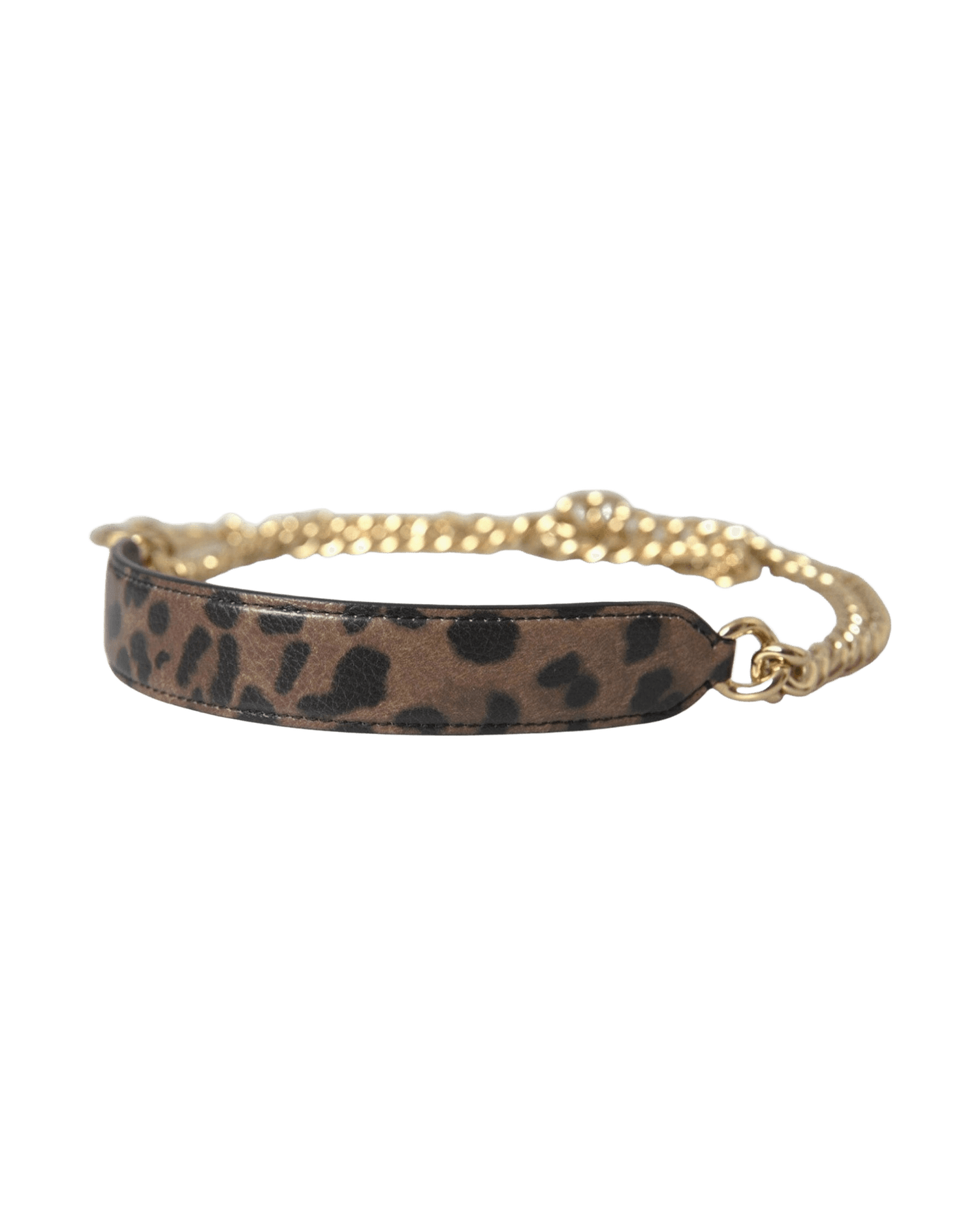 Dolce & Gabbana Leopard Handbag Accessory Shoulder Brown Strap Glam Steals