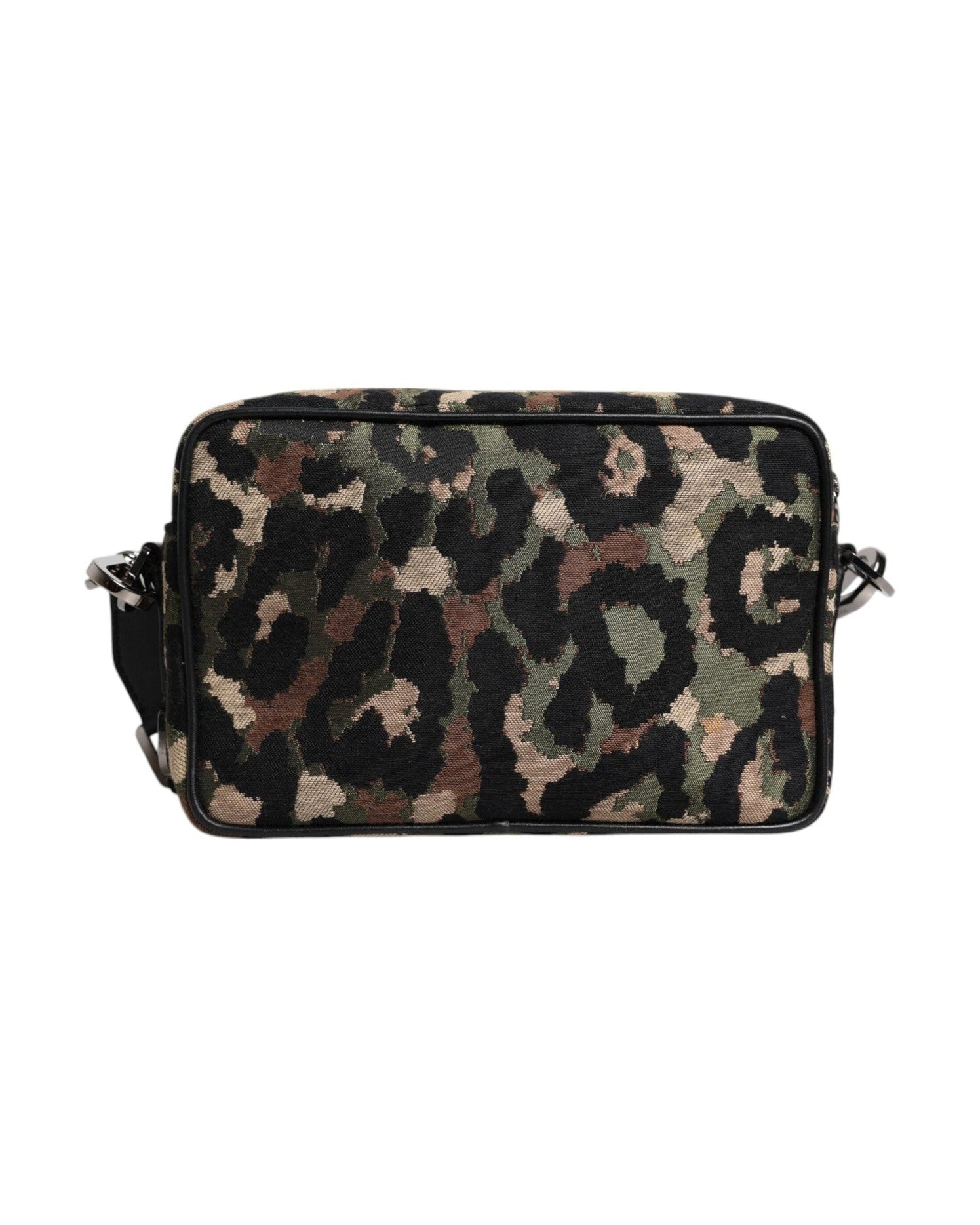 Dolce & Gabbana Leopard Jacquard Dg Logo Crossbody Multicolor Bag Glam Steals