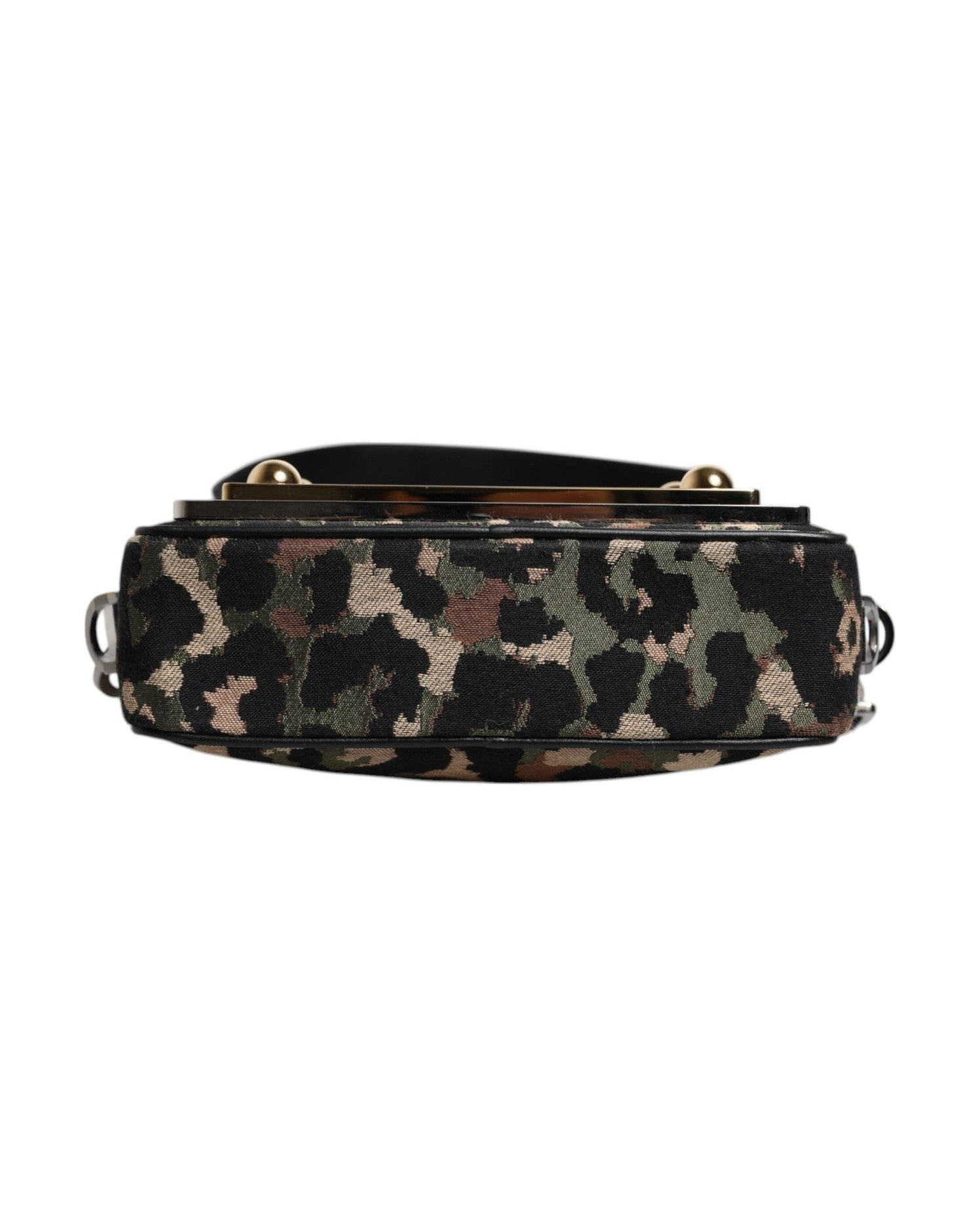 Dolce & Gabbana Leopard Jacquard Dg Logo Crossbody Multicolor Bag Glam Steals