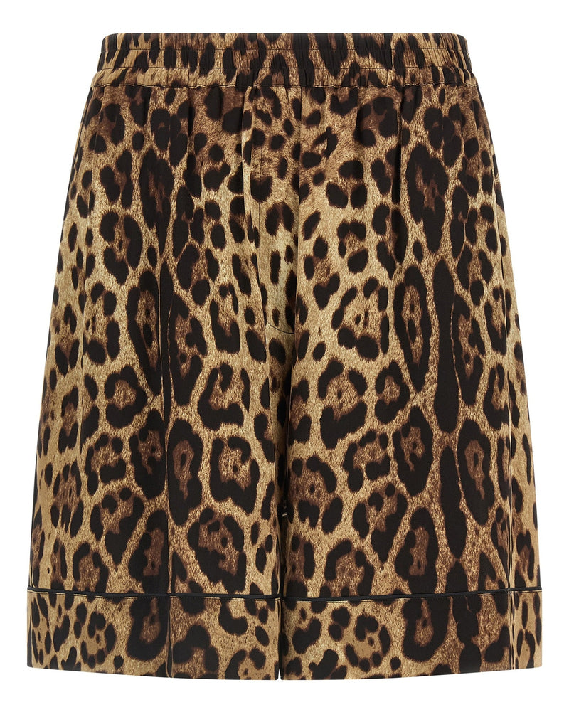 Dolce & Gabbana Leopard Shorts Glam Steals