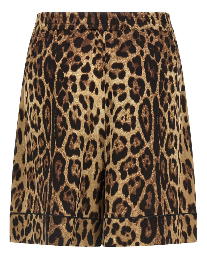 Dolce & Gabbana Leopard Shorts Glam Steals