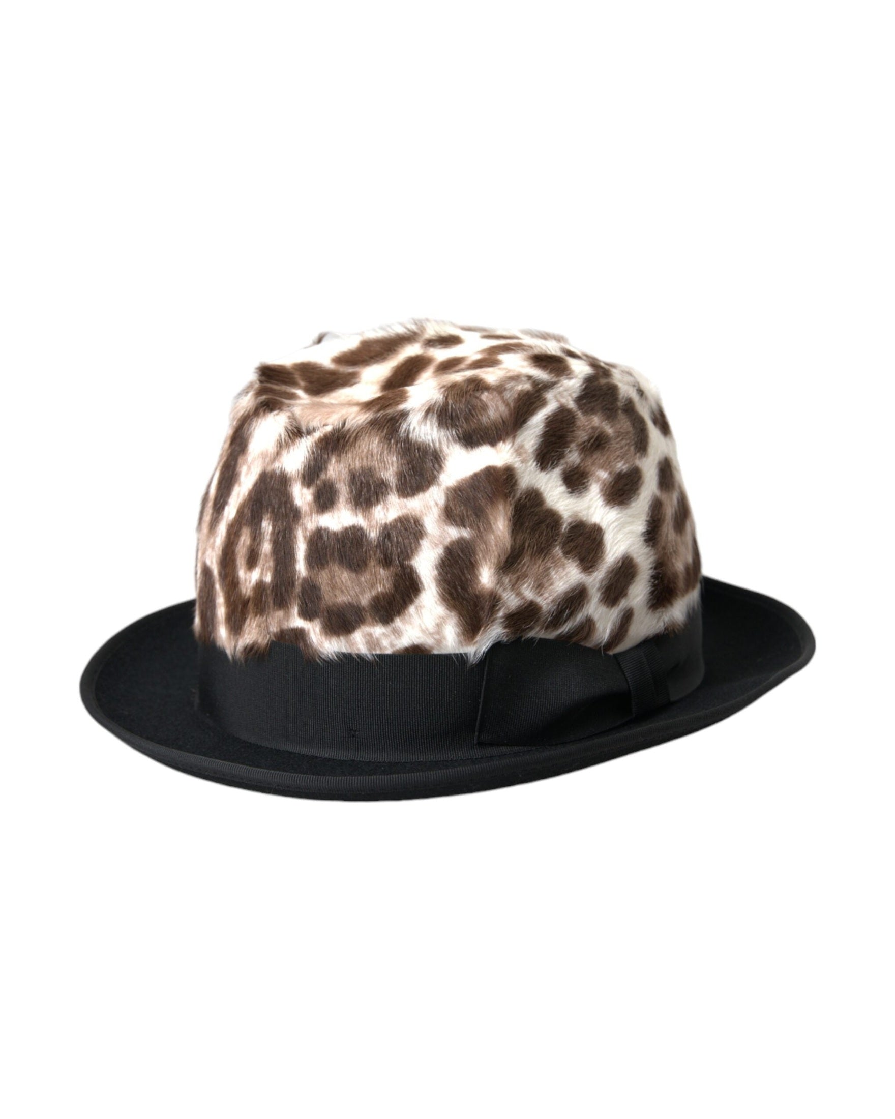Dolce & Gabbana Leopard Women Fedora Multicolor Hat Glam Steals