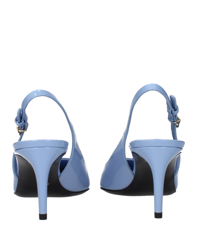 Dolce & Gabbana Light Blue Leather High Heel Pumps Glam Steals