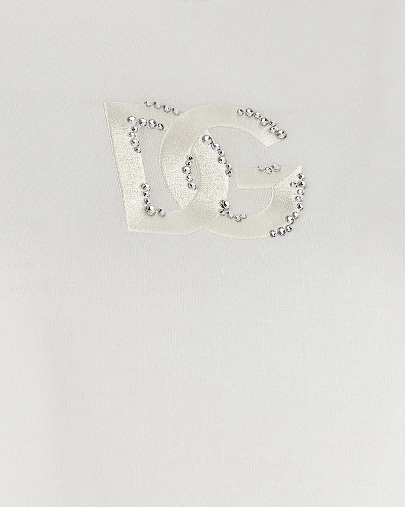 Dolce & Gabbana Logo Embroidery T-shirt Glam Steals