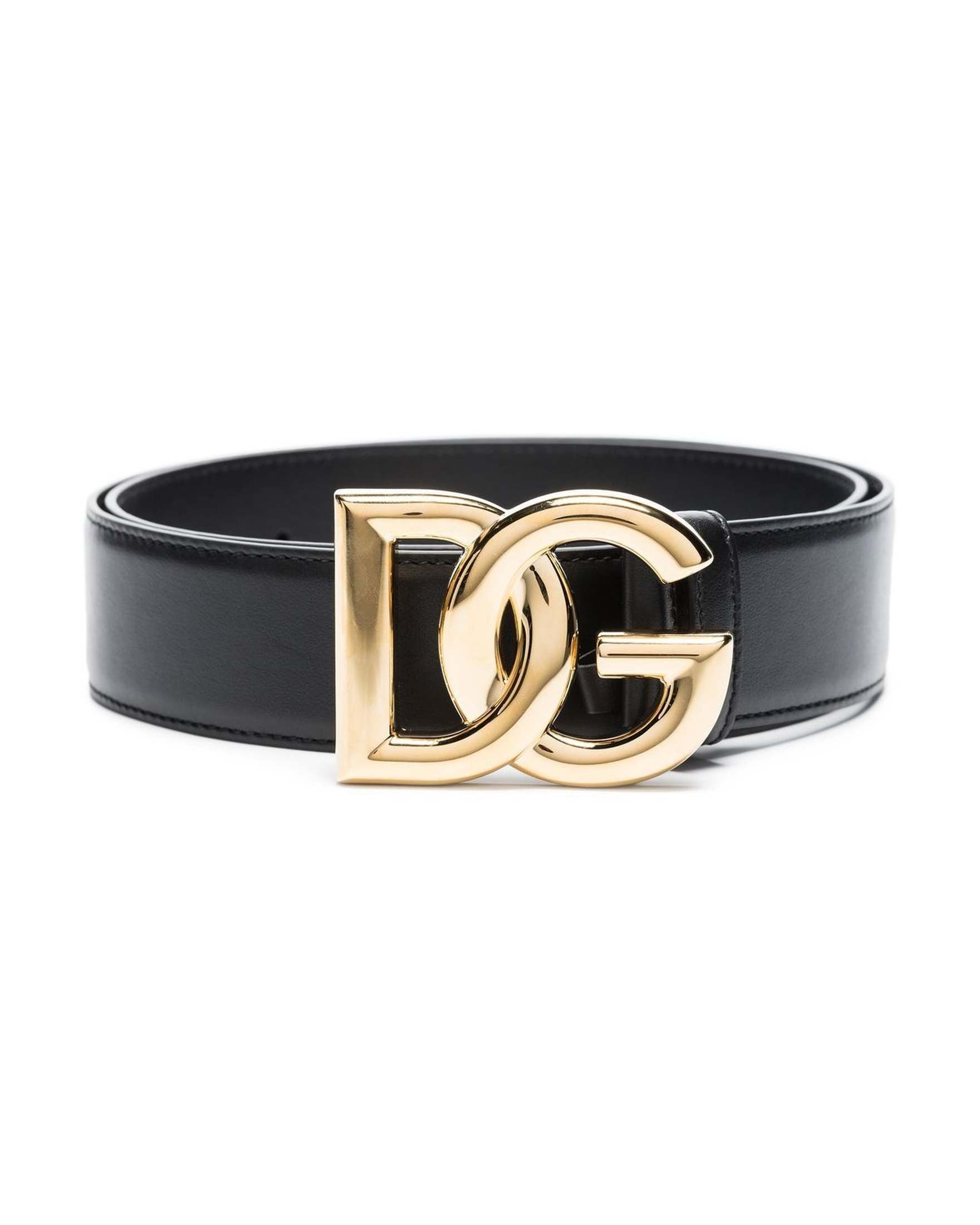 Dolce & Gabbana Logo Plaque Belt Glam Steals
