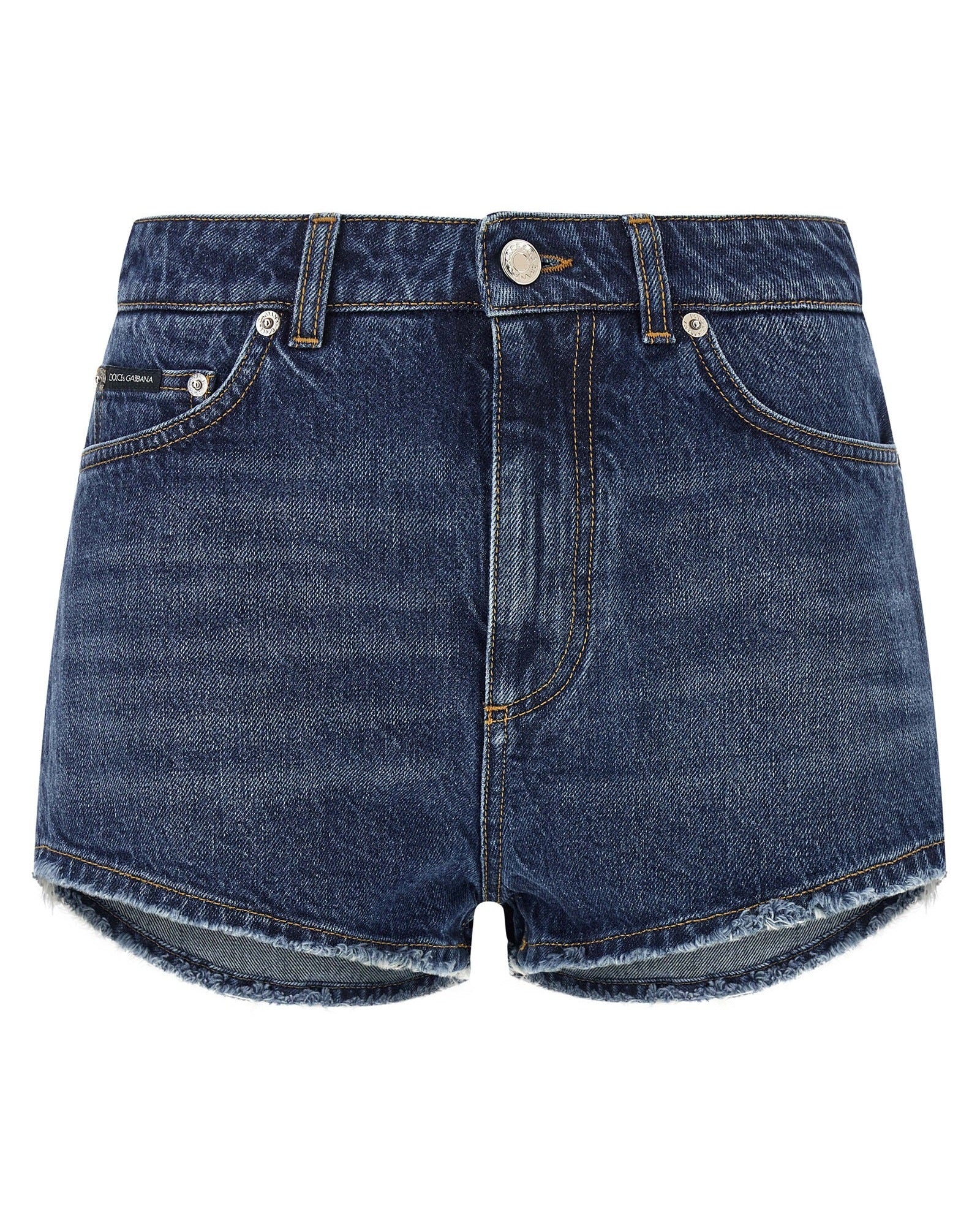 Dolce & Gabbana Logo Plate Shorts Glam Steals