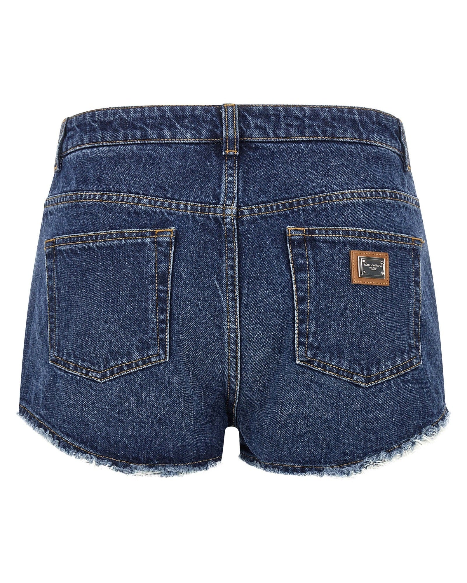Dolce & Gabbana Logo Plate Shorts Glam Steals