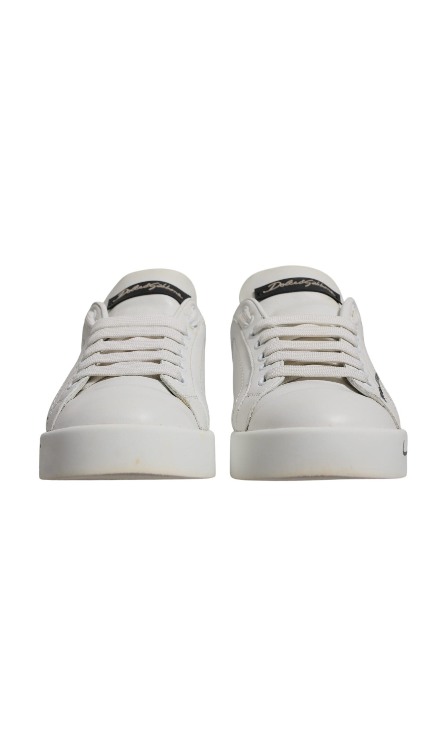 Dolce & Gabbana Logo Portofino Sneakers Blue Shoes Glam Steals