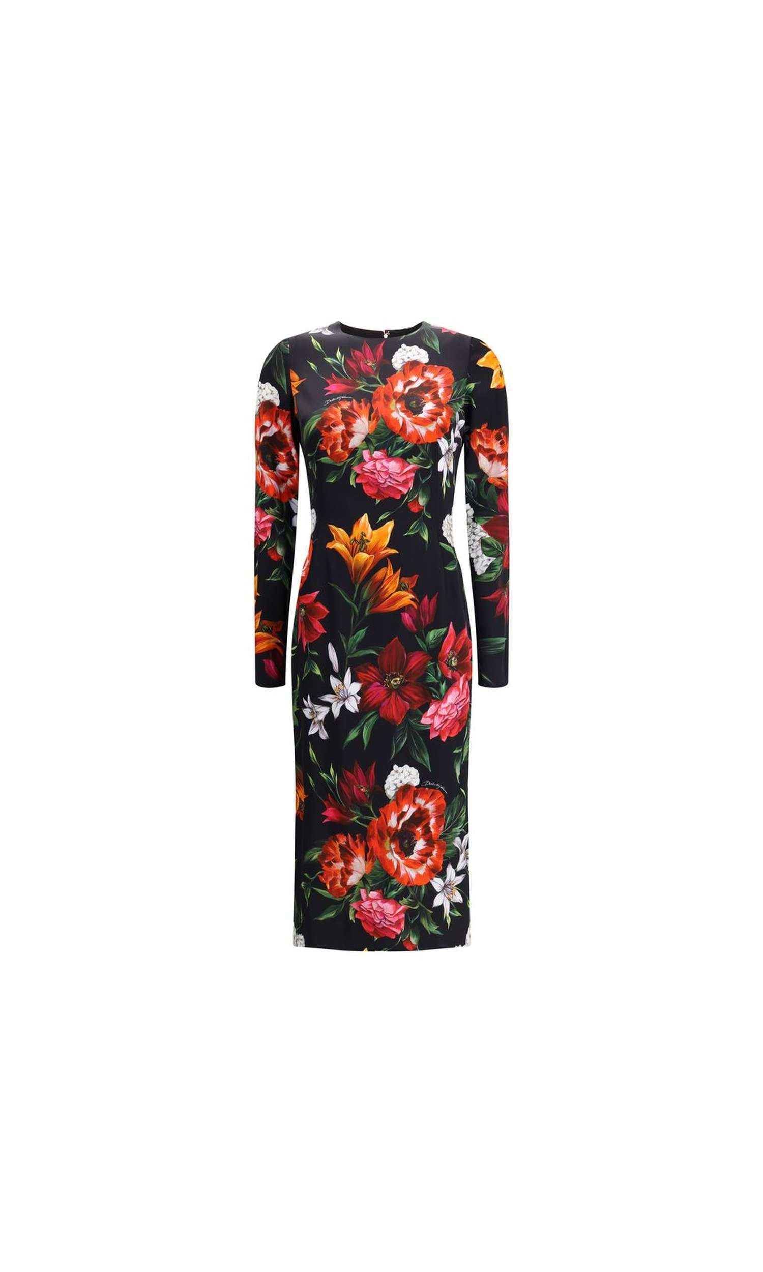 Dolce & Gabbana Long Floral Print Dress Glam Steals