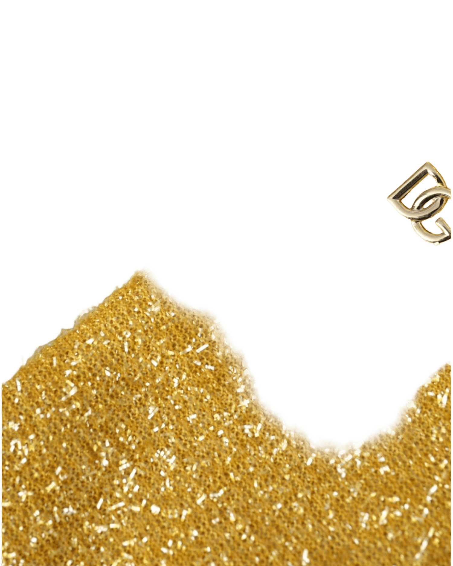 Dolce & Gabbana Lurex Fantasia Mid Arm Length Gold Gloves Glam Steals