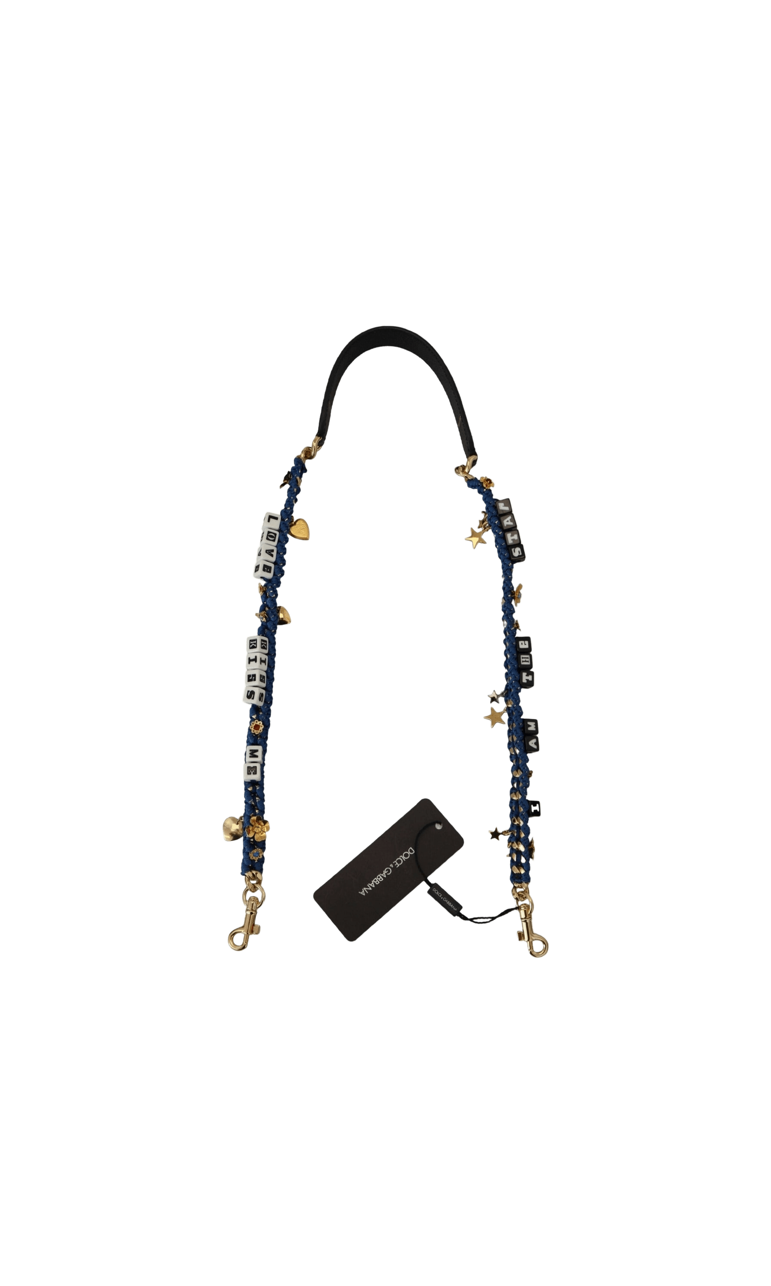 Dolce & Gabbana Lux Leather Shoulder Multicolor Strap Glam Steals