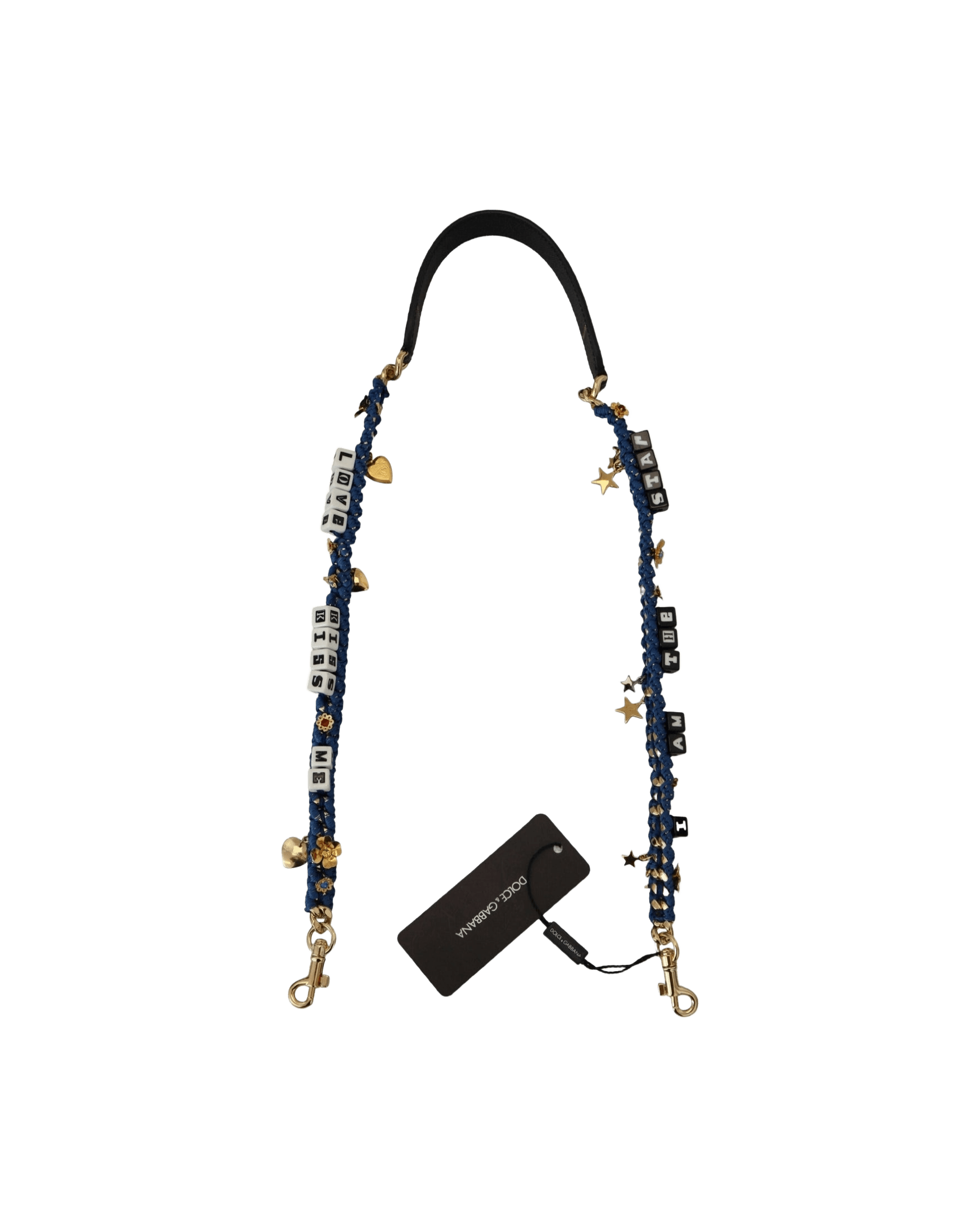 Dolce & Gabbana Lux Leather Shoulder Multicolor Strap Glam Steals