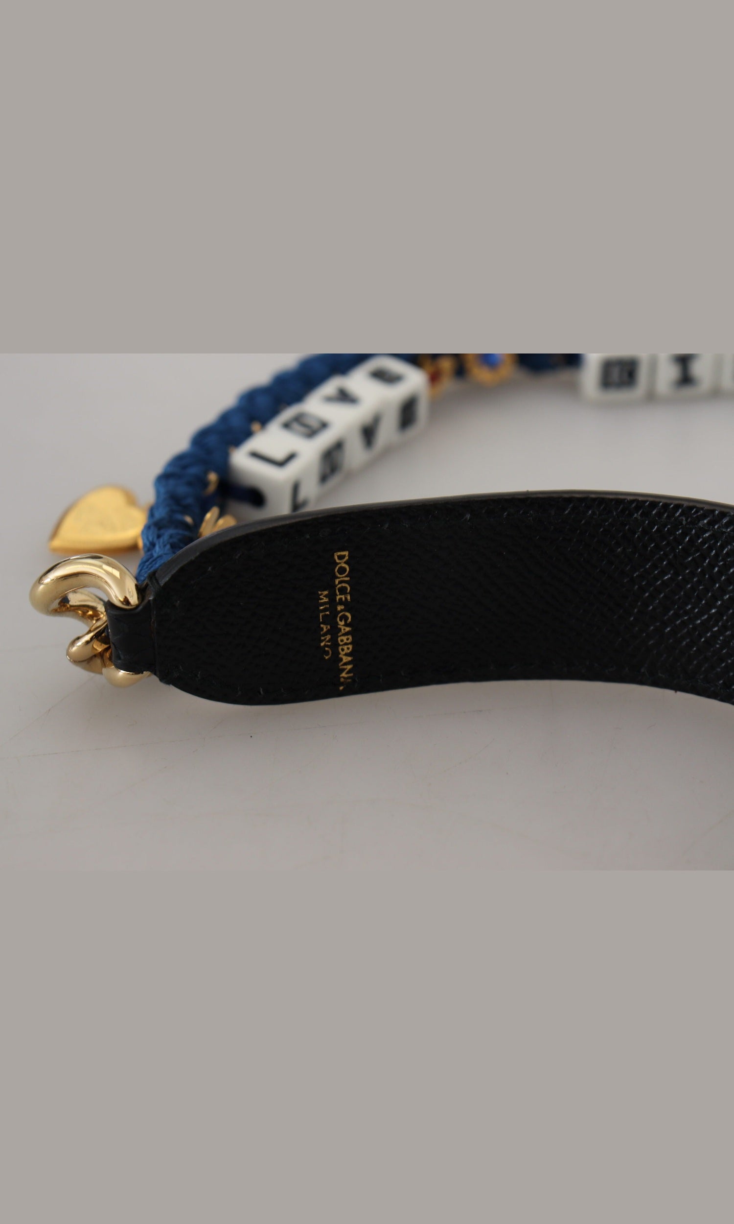 Dolce & Gabbana Lux Leather Shoulder Multicolor Strap Glam Steals
