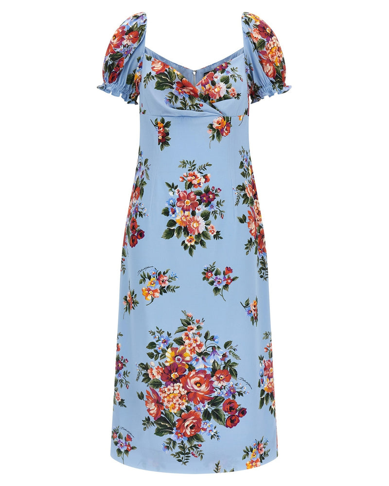 Dolce & Gabbana Mazzo Di Fiori Print Dress Glam Steals