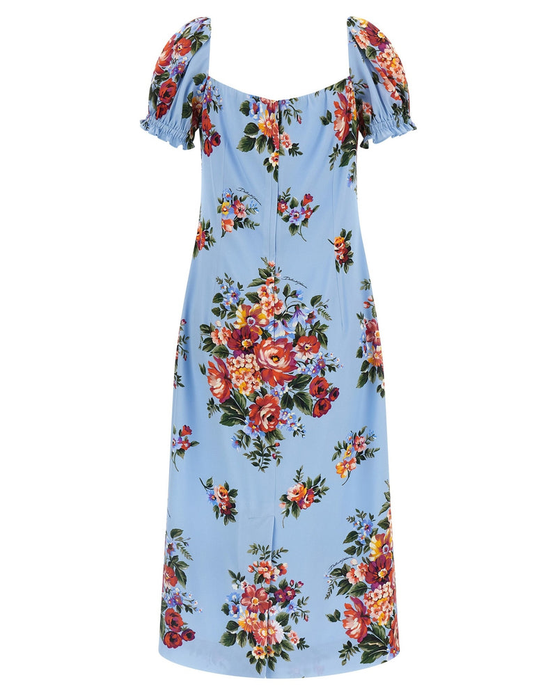 Dolce & Gabbana Mazzo Di Fiori Print Dress Glam Steals