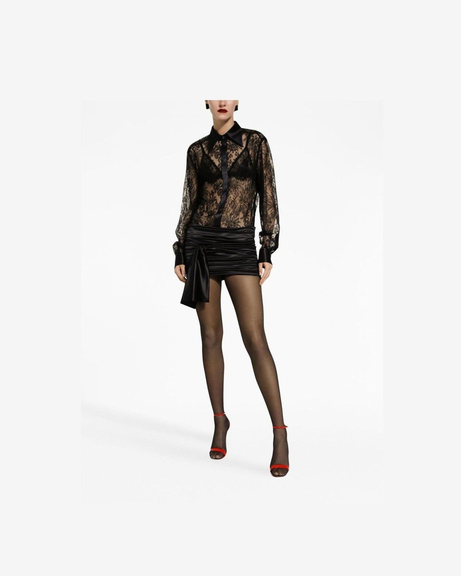 Dolce & Gabbana Mini Skirt with Knot Glam Steals