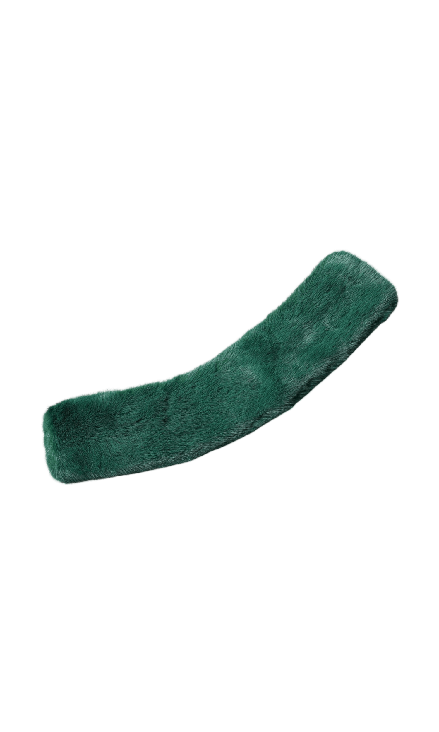 Dolce & Gabbana Mink Fur Collar Women Neck Wrap Green Scarf Glam Steals