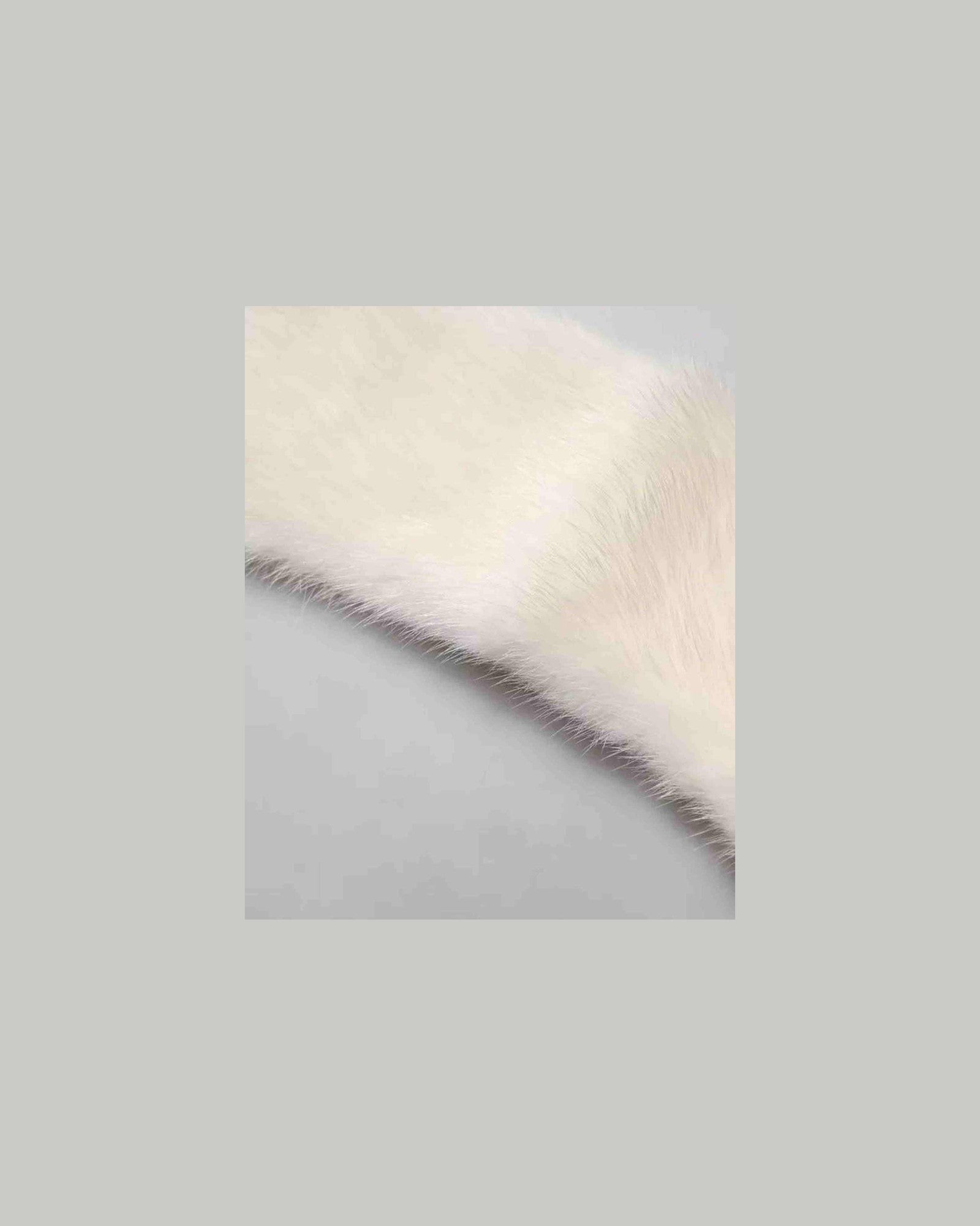 Dolce & Gabbana Mink Fur Collar Women Neck Wrap White Scarf Glam Steals
