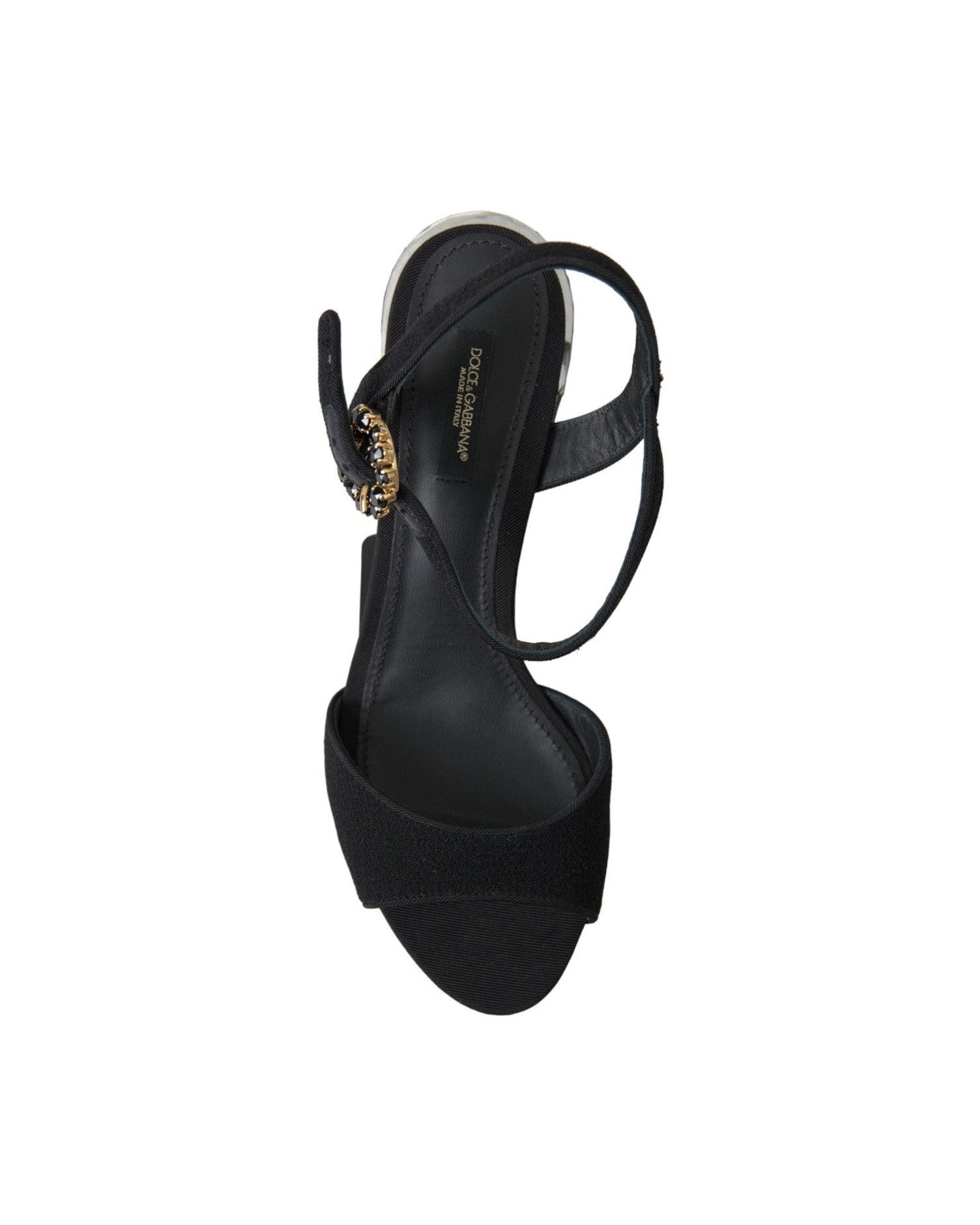 Dolce & Gabbana Mirror Heel Ankle Strap Sandals Heels