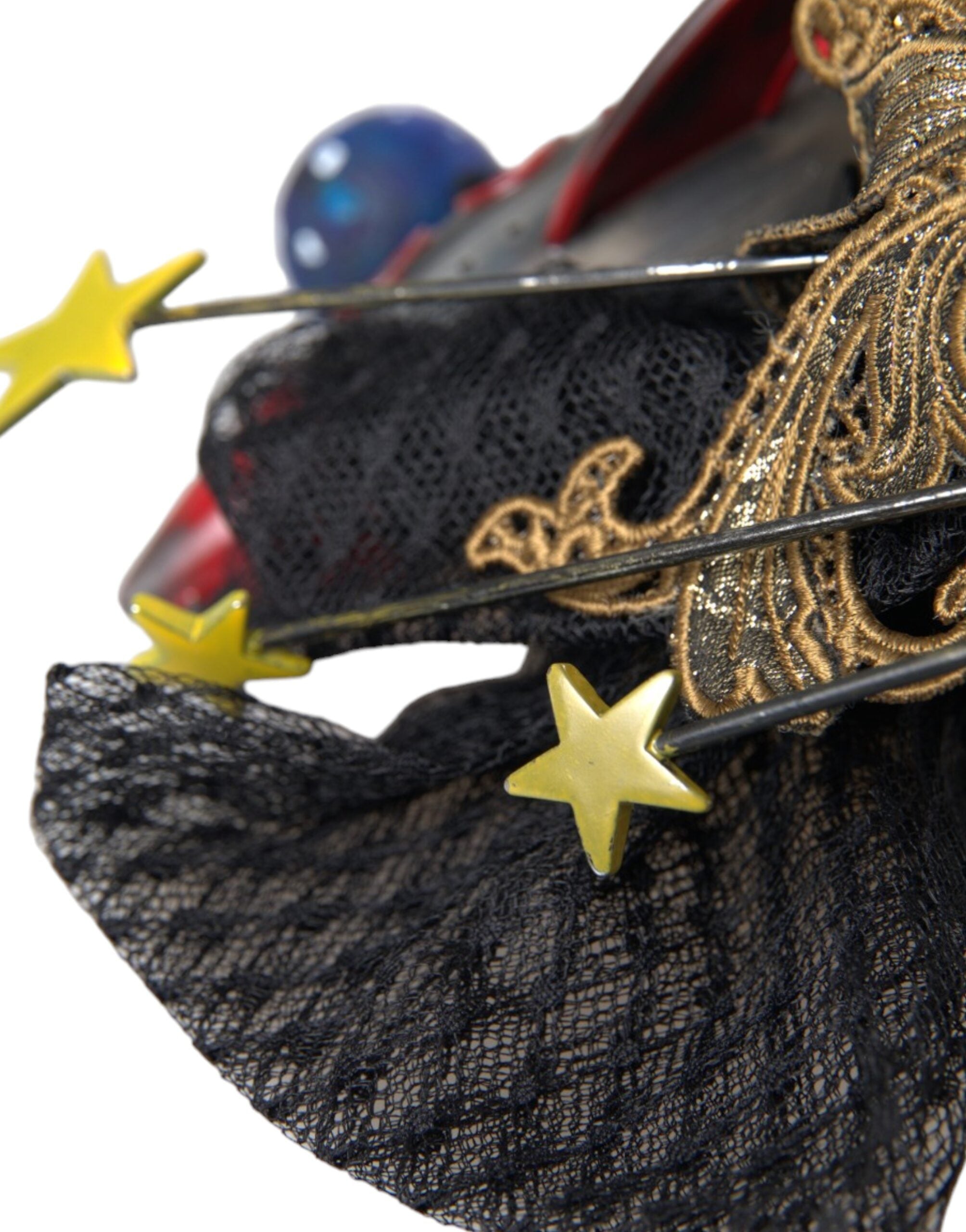 Dolce & Gabbana Missile Rocket Crystal Stars Headband Multicolor Diadem Glam Steals