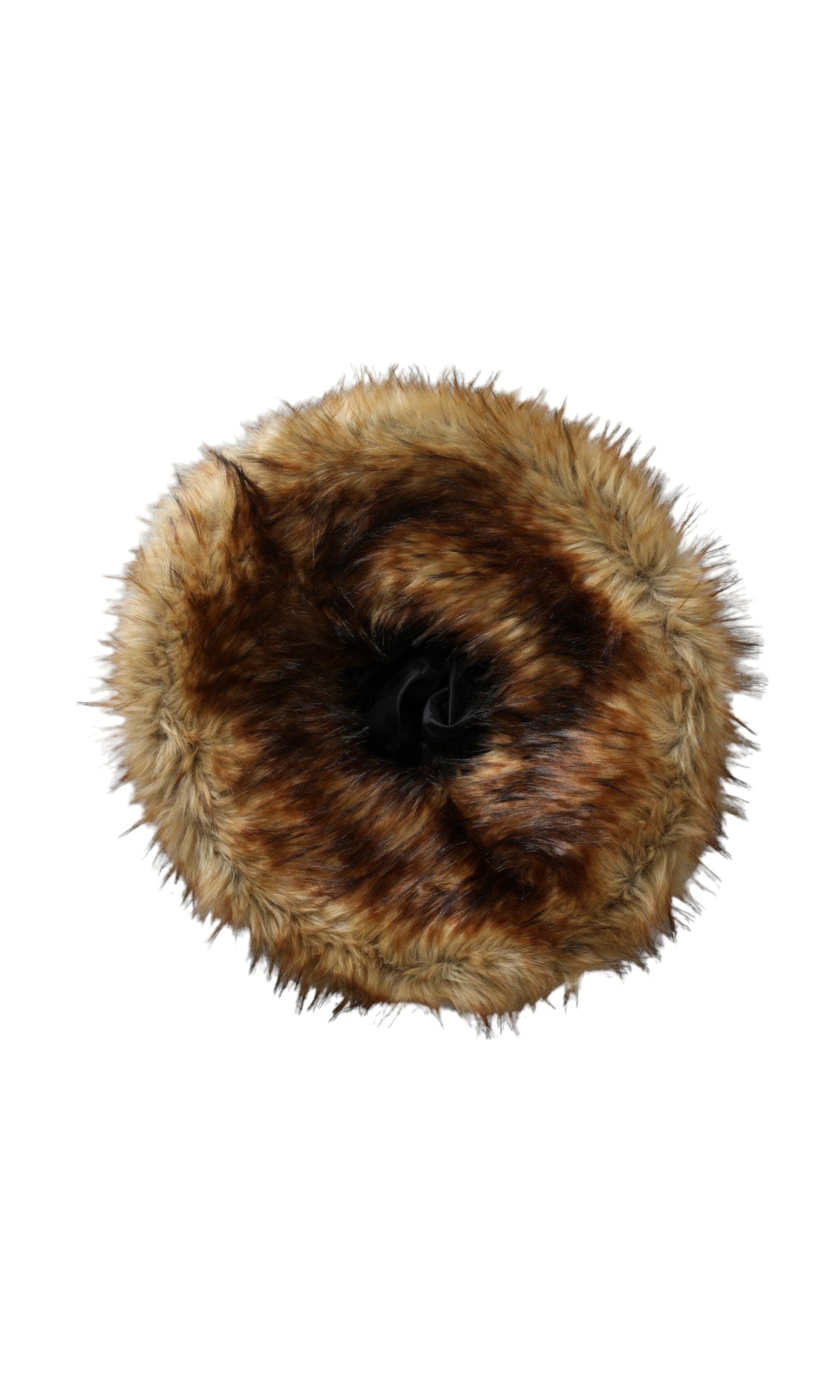 Dolce & Gabbana Modacrylic Faux Fur Bucket Brown Hat Glam Steals