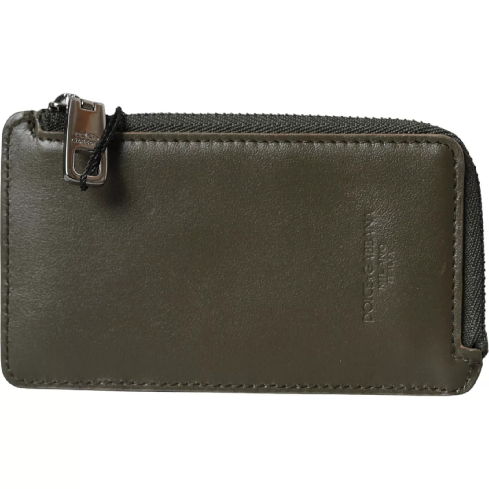 Dolce & Gabbana Multicolor Calfskin Leather Logo Card Holder Women Wallet Glam Steals