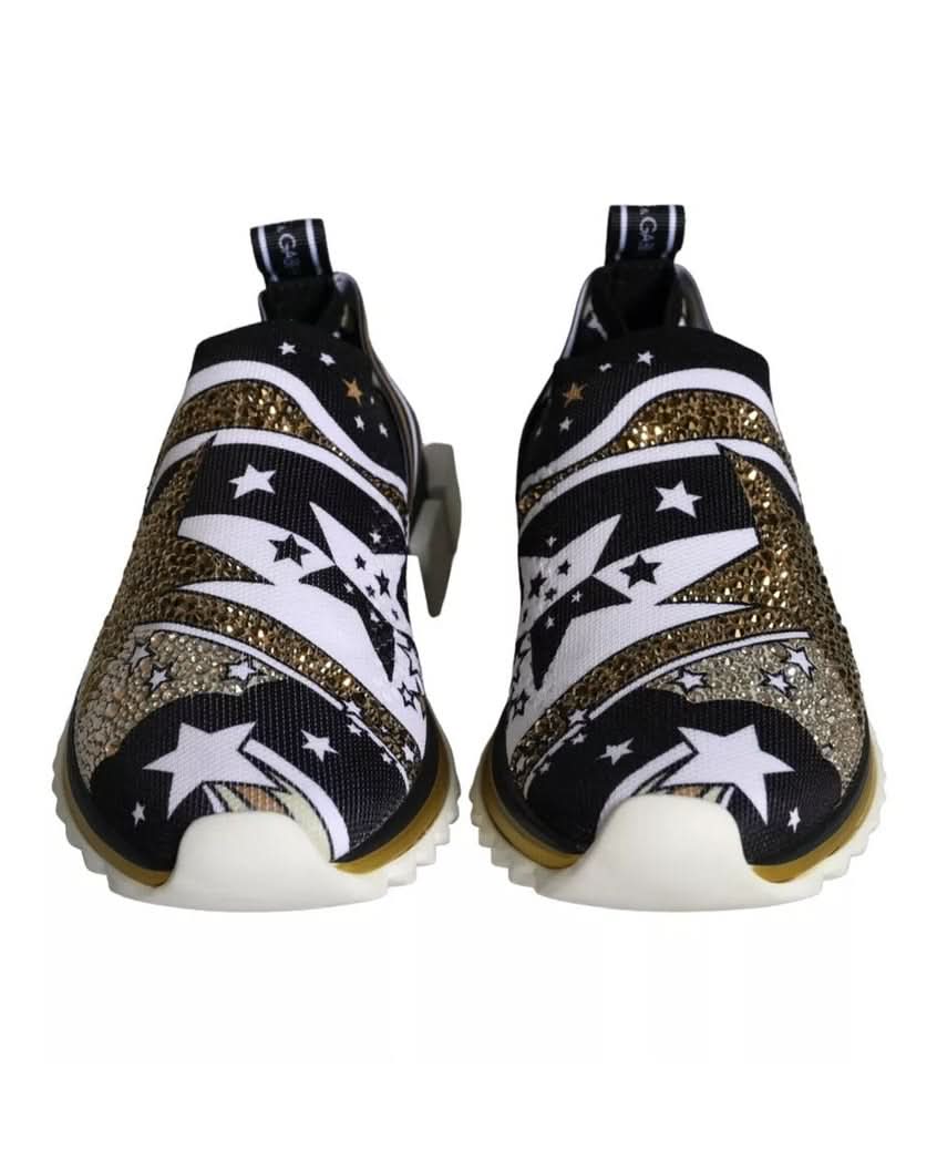 Dolce & Gabbana Multicolor Comet Star Print Sorrento Sneakers Sneakers