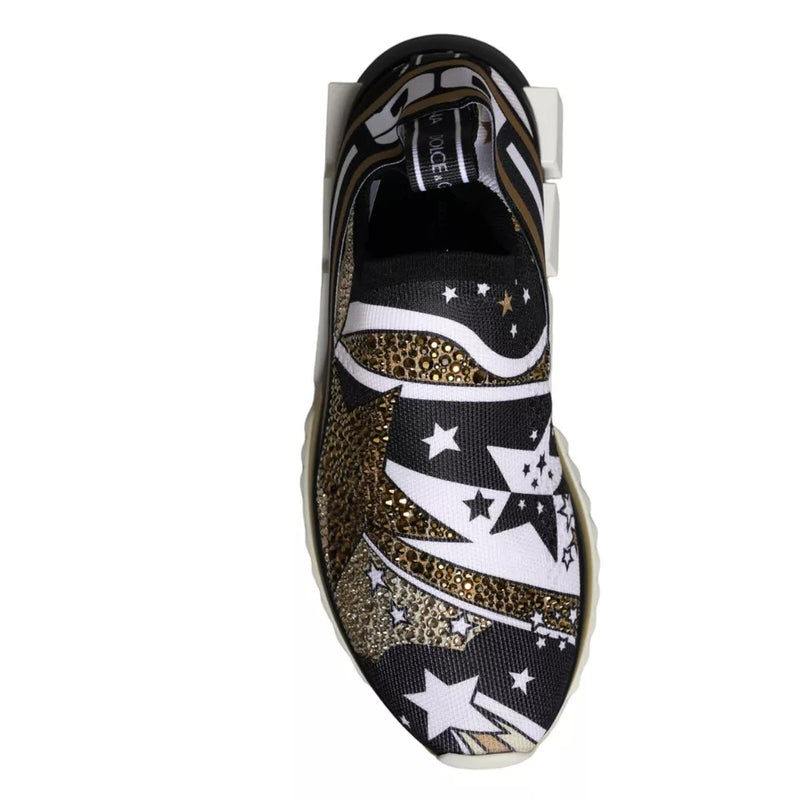 Dolce & Gabbana Multicolor Comet Star Print Sorrento Sneakers Glam Steals