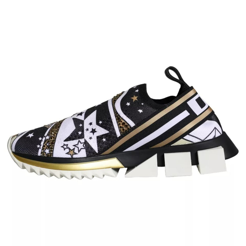 Dolce & Gabbana Multicolor Comet Star Print Sorrento Sneakers Glam Steals