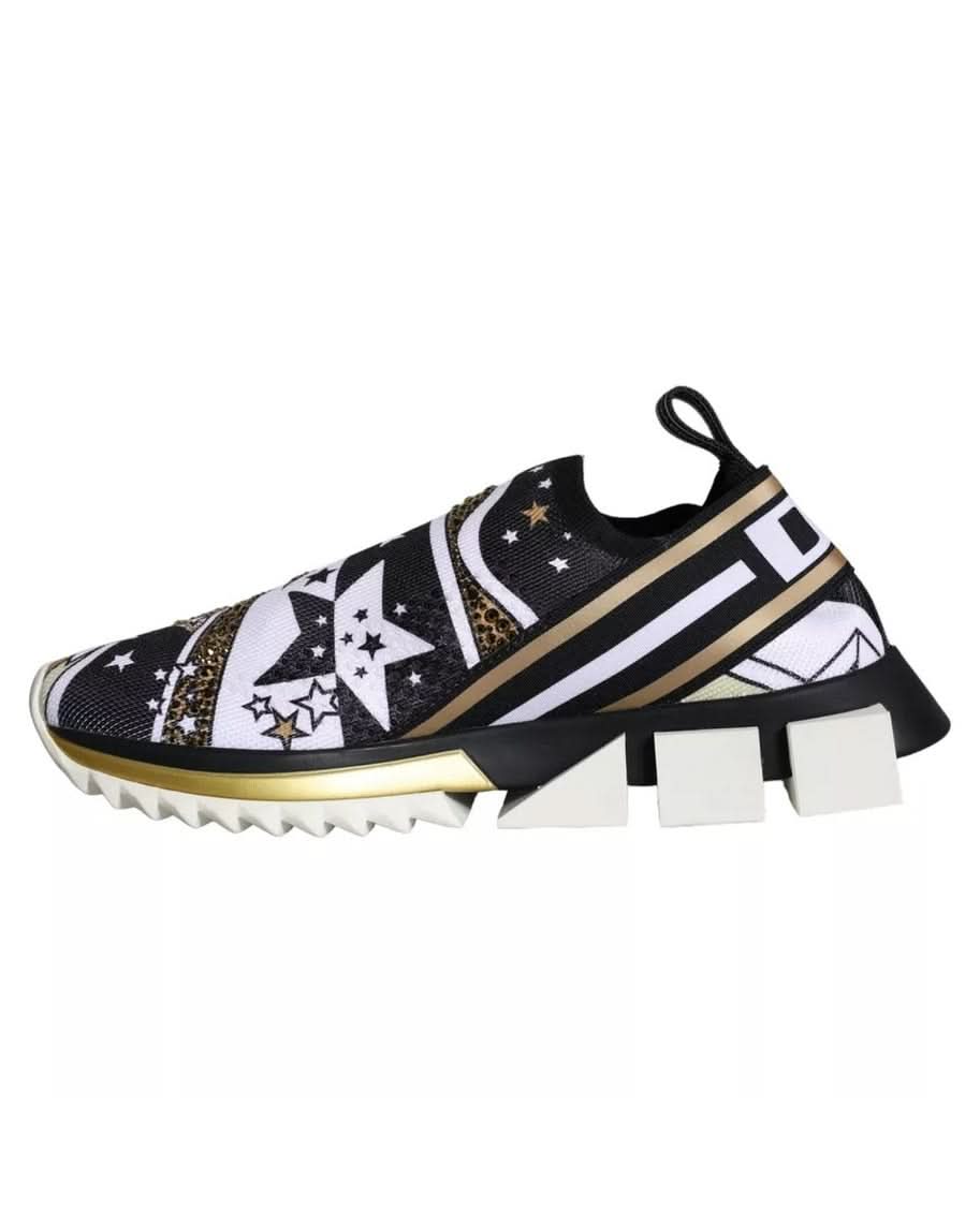 Dolce & Gabbana Multicolor Comet Star Print Sorrento Sneakers Sneakers
