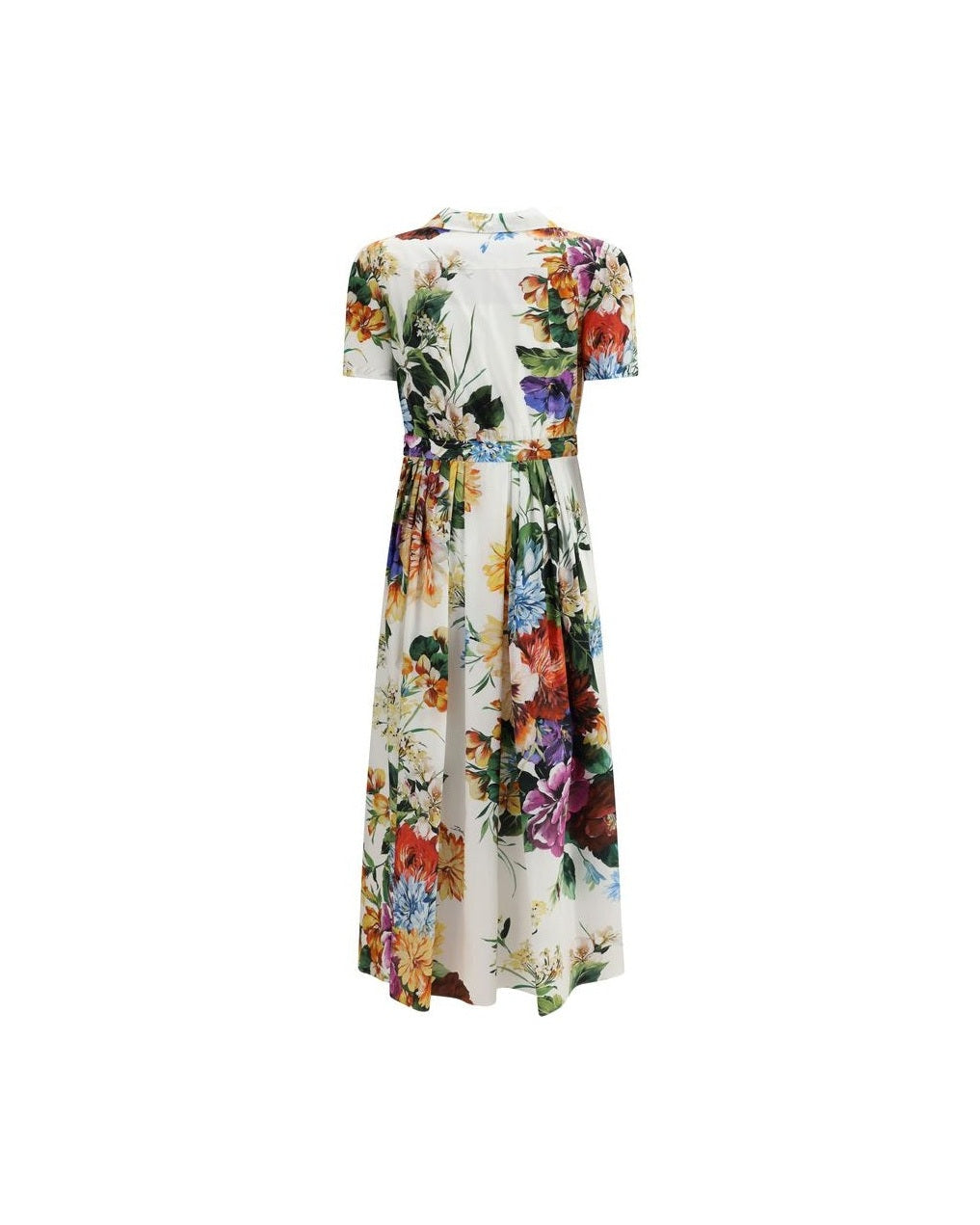 Dolce & Gabbana Multicolor Cotton Casual Dress Glam Steals