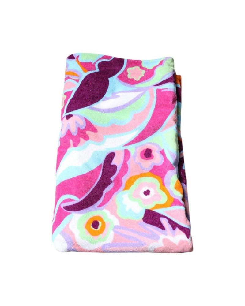 Dolce & Gabbana Multicolor Cotton Floral Print Beach Towel Glam Steals