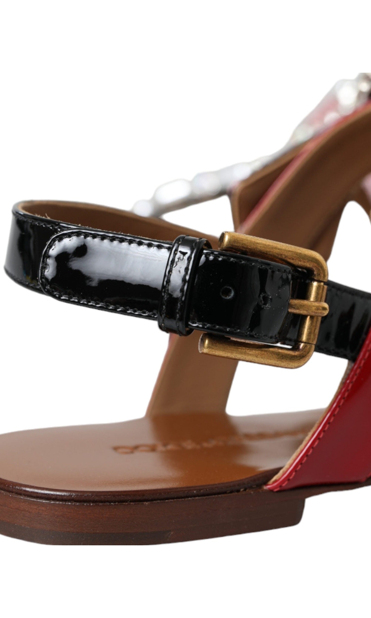 Dolce & Gabbana Multicolor Crystal Sandals Flip Flops Shoes Glam Steals