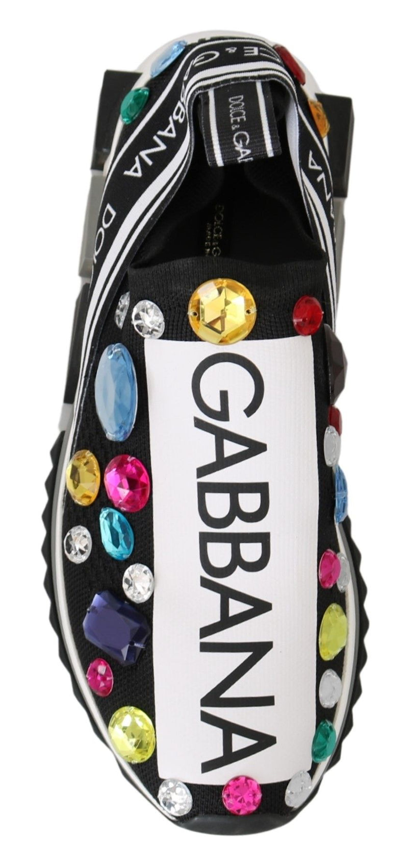 Dolce & Gabbana Multicolor Crystal Sneakers Shoes Glam Steals