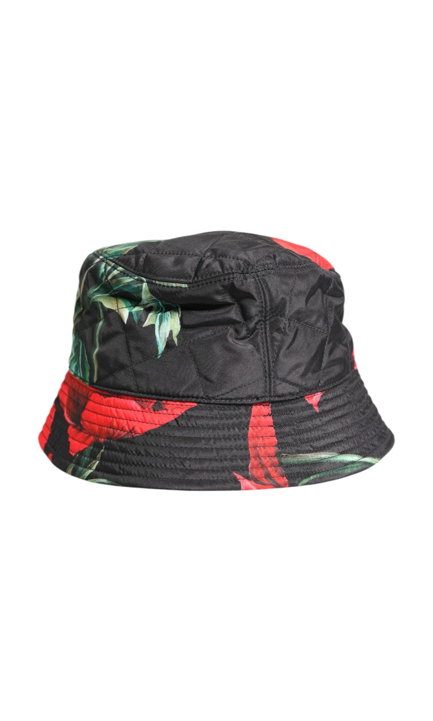 Dolce & Gabbana Multicolor Dg Plaque Wide Brim Bucket Hat Glam Steals