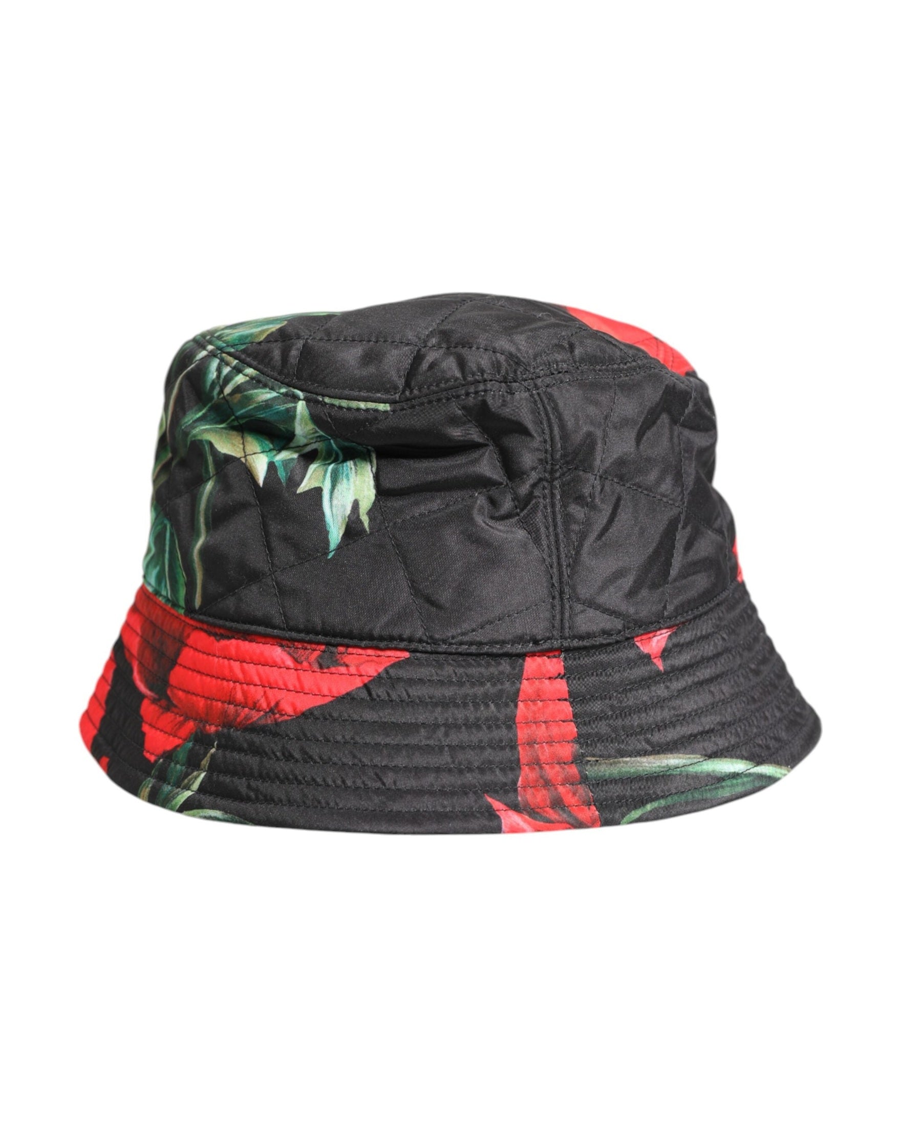 Dolce & Gabbana Multicolor Dg Plaque Wide Brim Bucket Hat Glam Steals