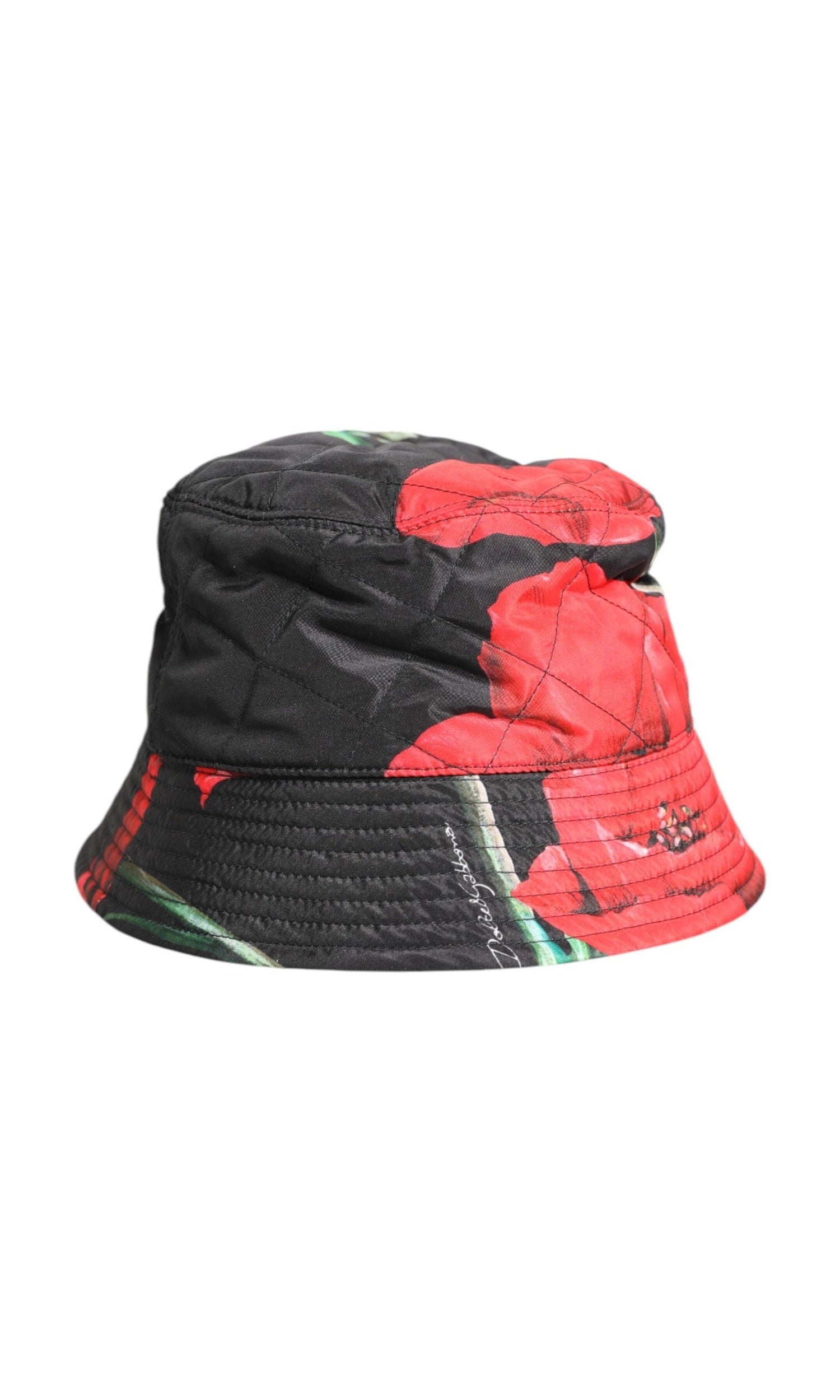 Dolce & Gabbana Multicolor Dg Plaque Wide Brim Bucket Hat Glam Steals