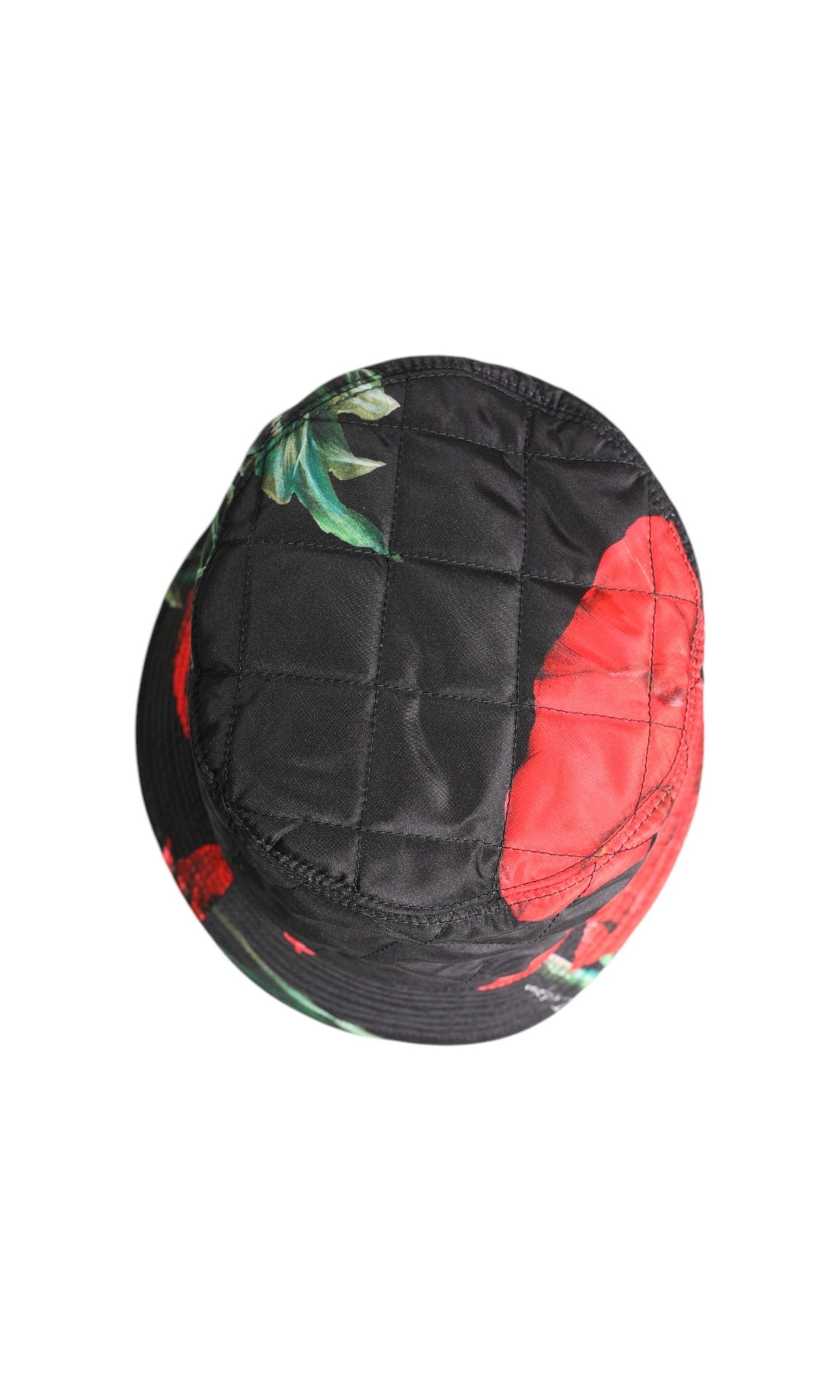 Dolce & Gabbana Multicolor Dg Plaque Wide Brim Bucket Hat Glam Steals