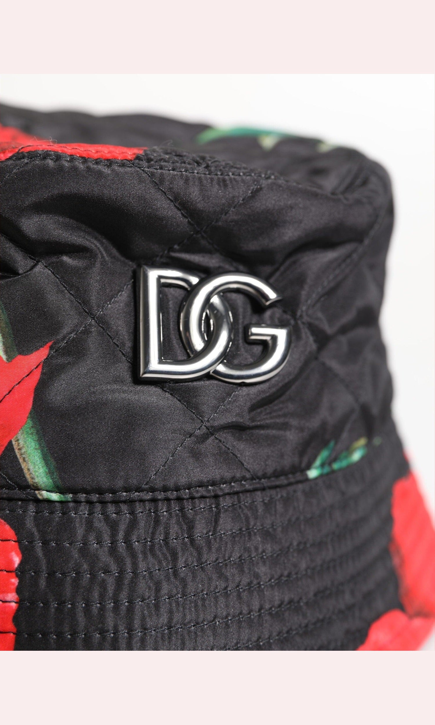 Dolce & Gabbana Multicolor Dg Plaque Wide Brim Bucket Hat Glam Steals