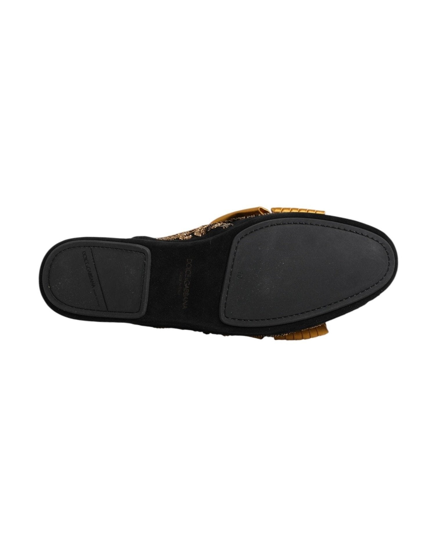 Dolce & Gabbana Multicolor Embellished Flat Sandals Shoes Sandals