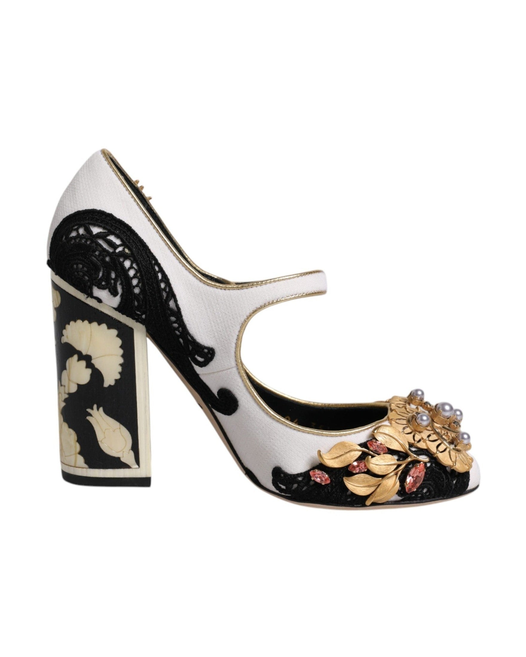 Dolce & Gabbana Multicolor Embellished Heels Pumps Shoes Glam Steals