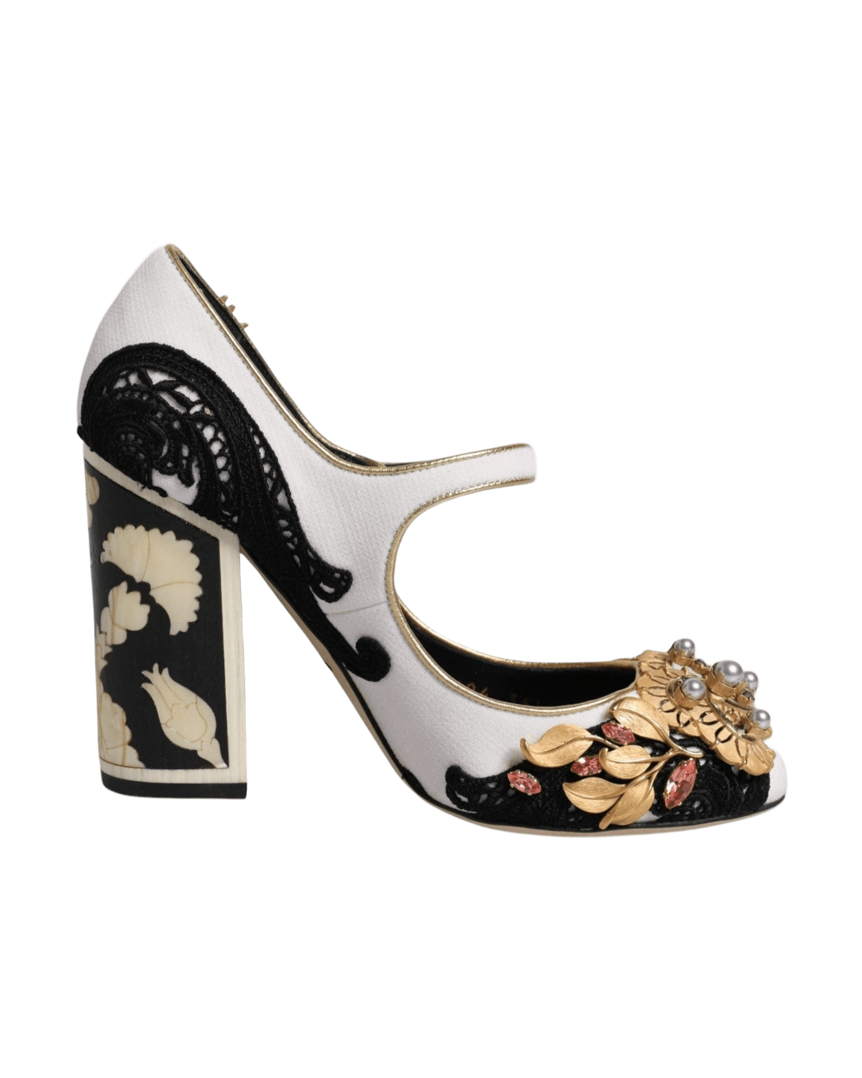 Dolce & Gabbana Multicolor Embellished Heels Pumps Shoes Glam Steals