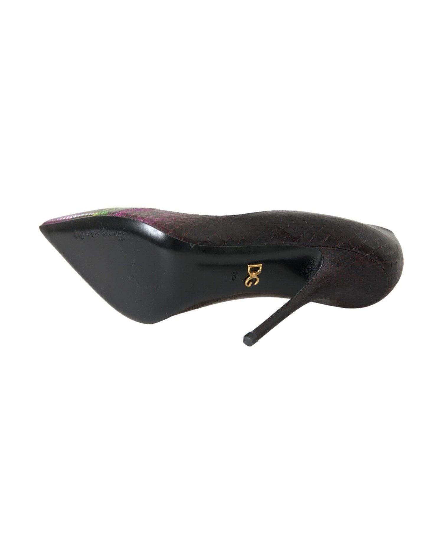 Dolce & Gabbana Multicolor Exotic Leather Heels Pumps Shoes Glam Steals