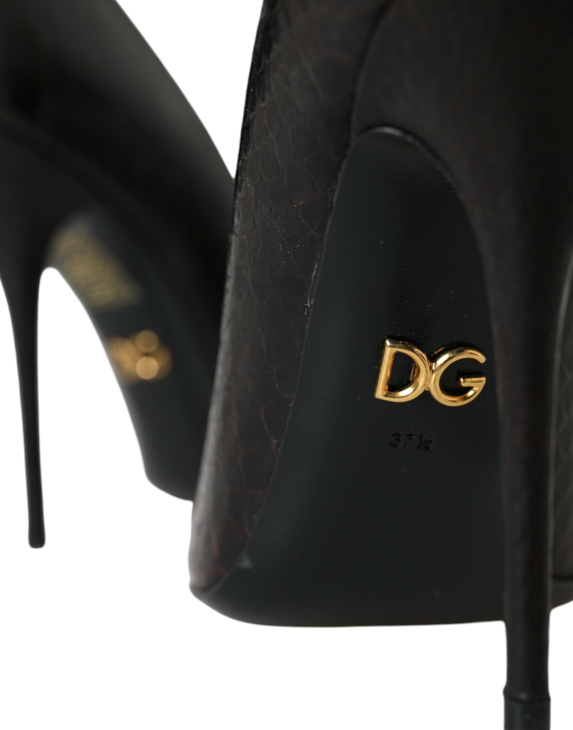 Dolce & Gabbana Multicolor Exotic Leather Heels Pumps Shoes Glam Steals