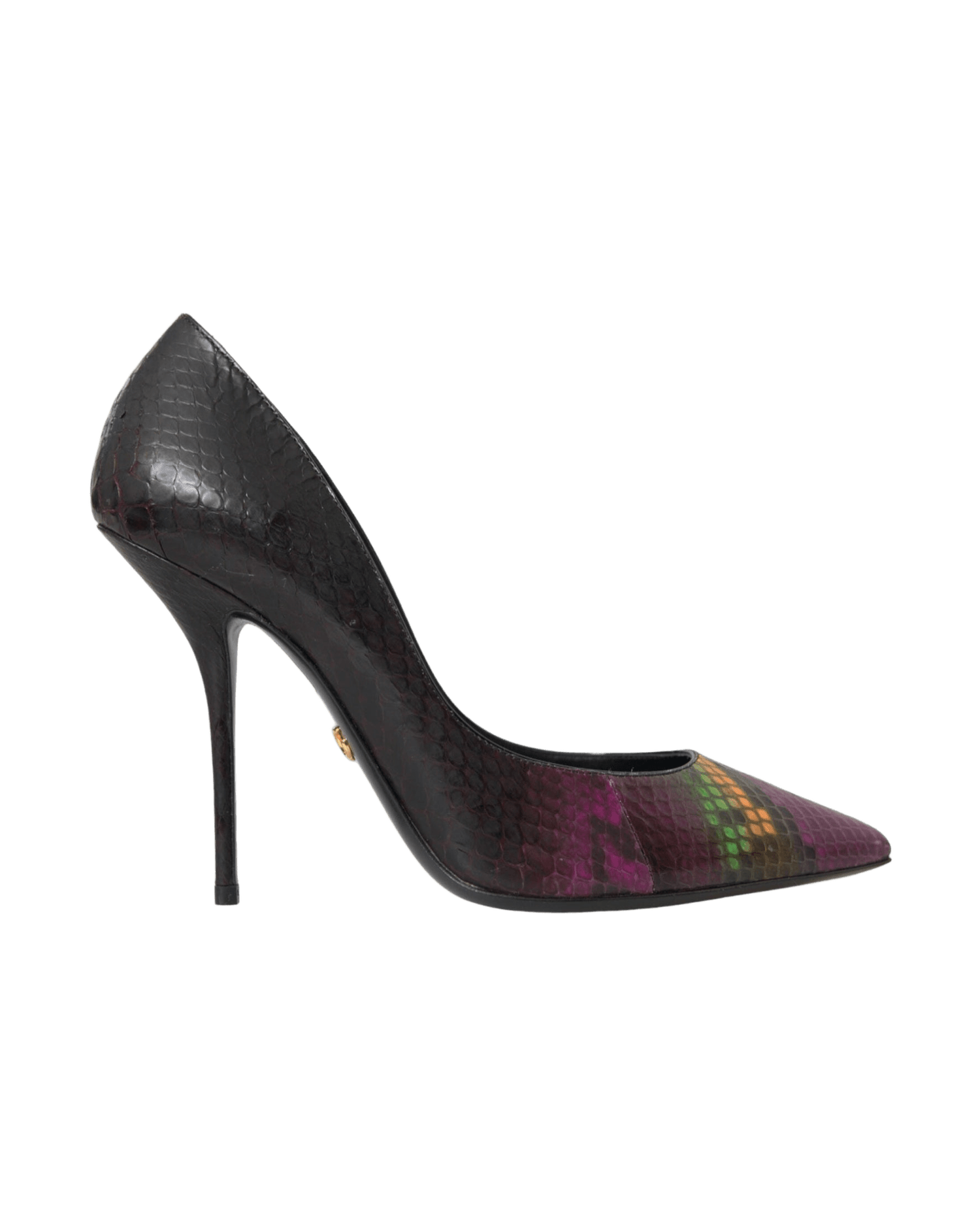 Dolce & Gabbana Multicolor Exotic Leather Heels Pumps Shoes Glam Steals