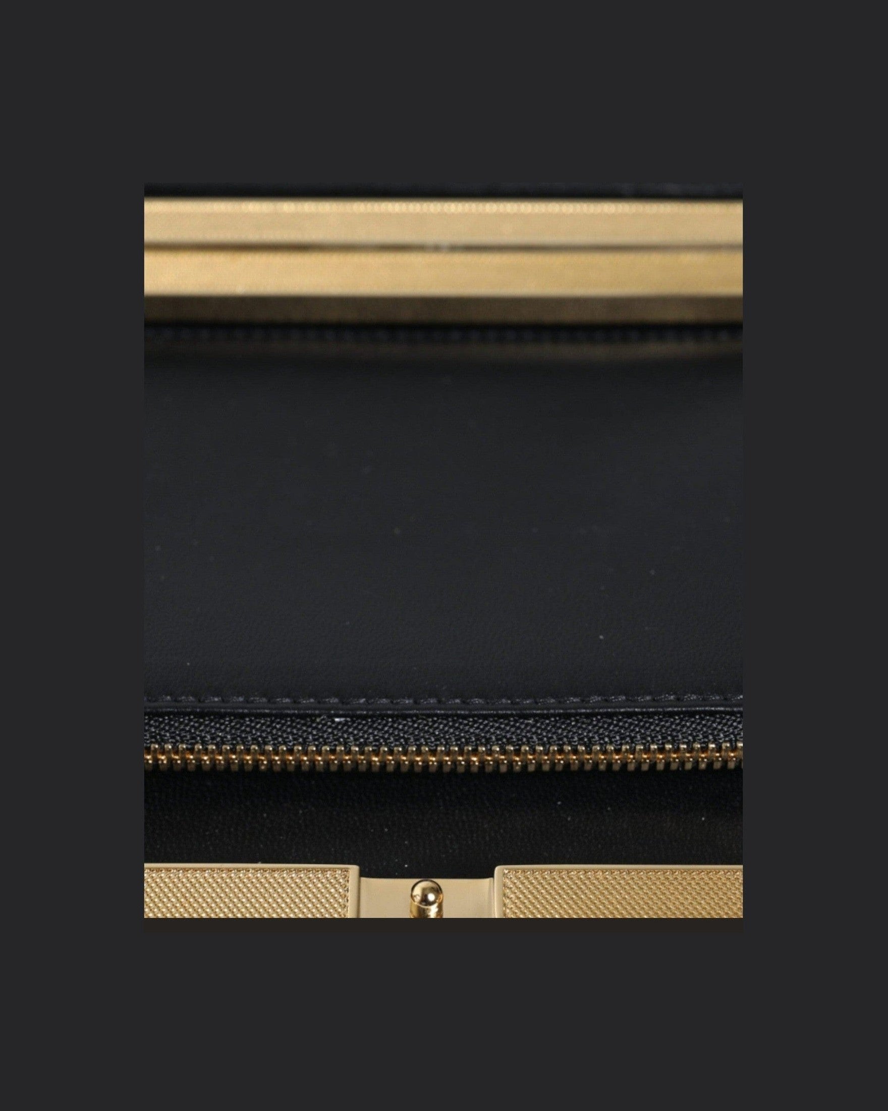 Dolce & Gabbana Floral Frame Clutch Evening Purse Multicolor Gold Bag Glam Steals