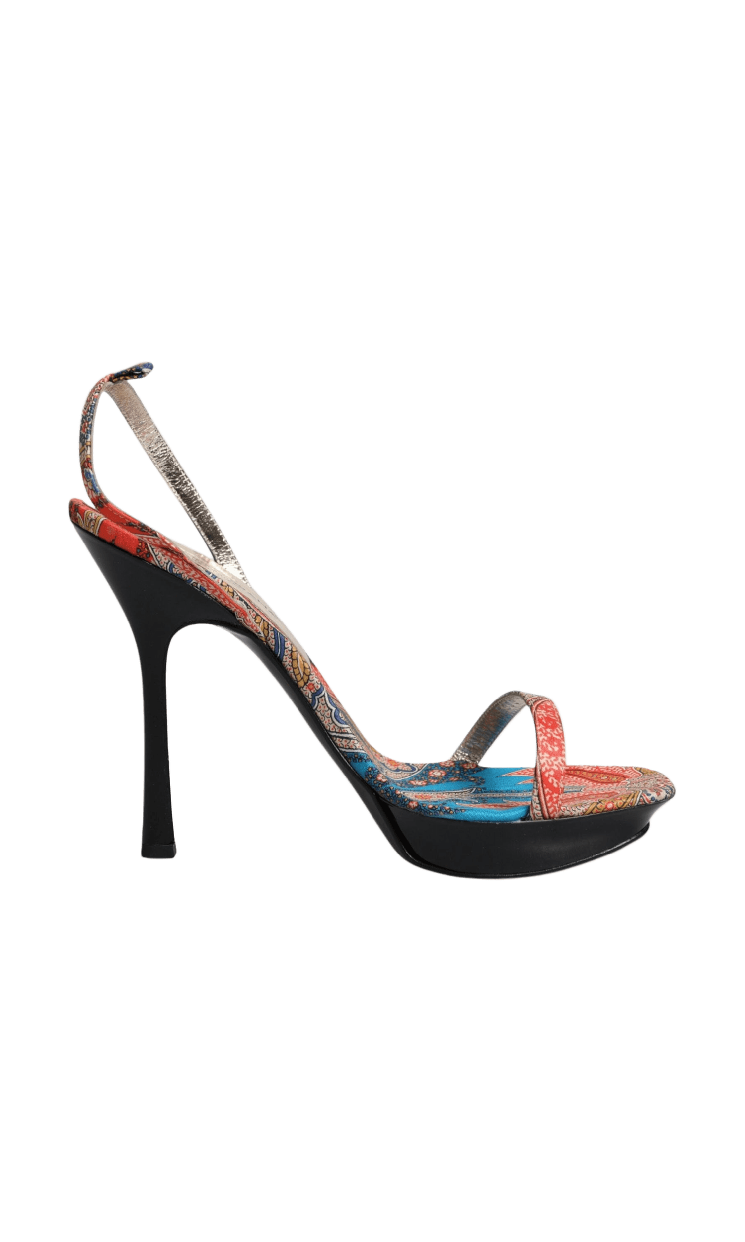 Dolce & Gabbana Multicolor Floral High Heels Sandals Shoes Glam Steals