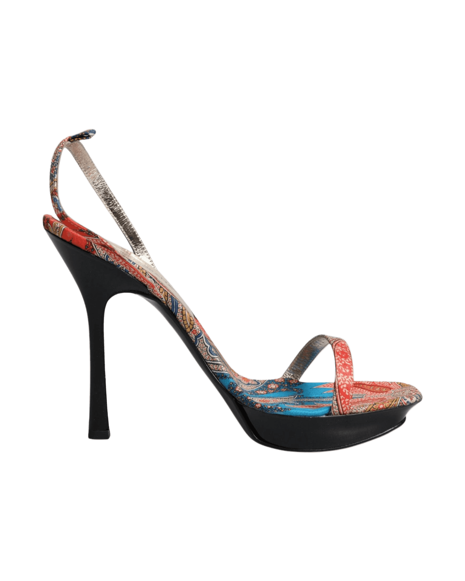 Dolce & Gabbana Multicolor Floral High Heels Sandals Shoes Glam Steals